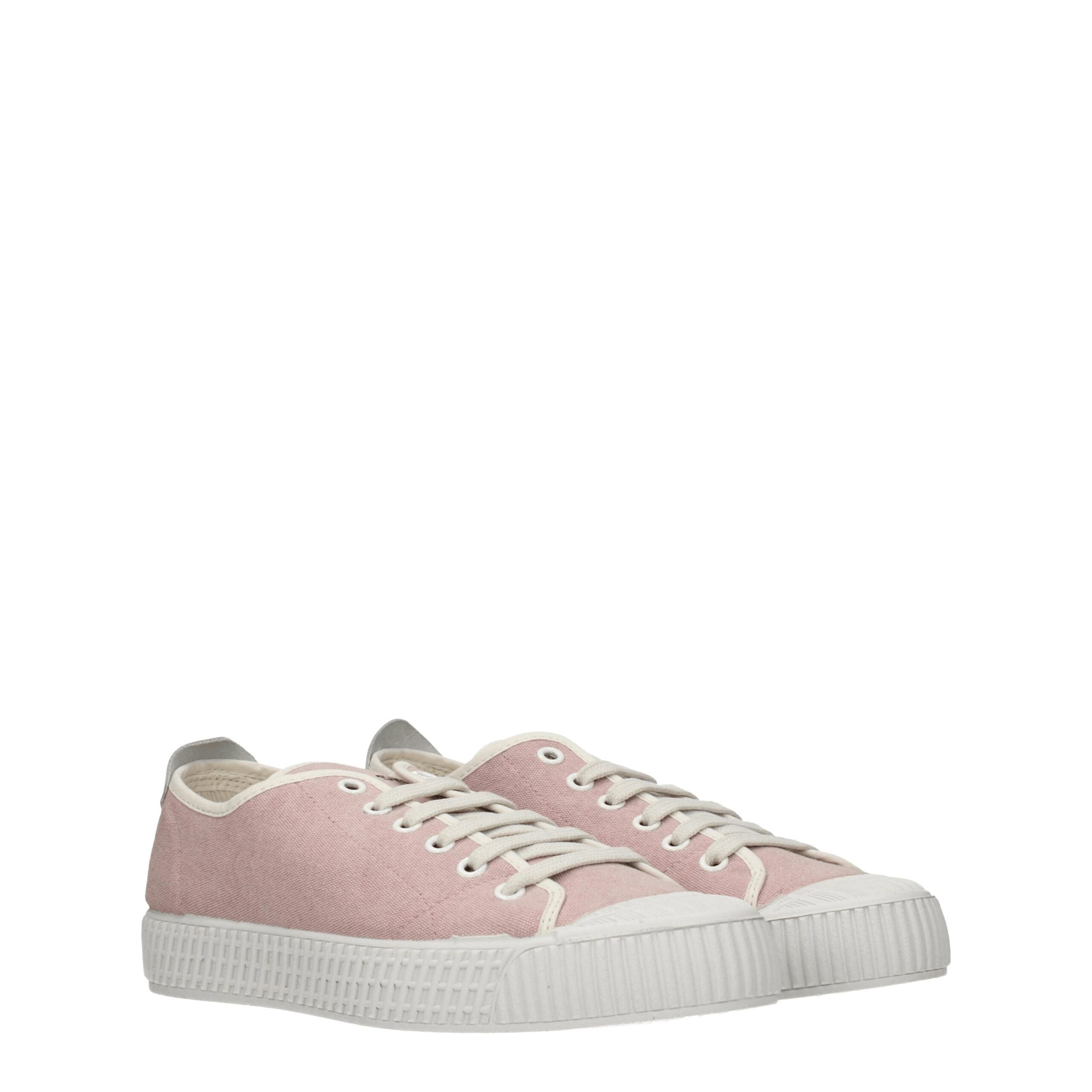 Car Shoe Rosa Stoff-Sneaker mit niedrigem Schaft