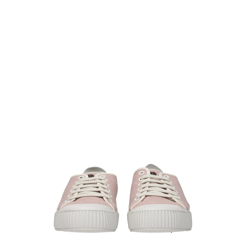Car Shoe Rosa Stoff-Sneaker mit niedrigem Schaft