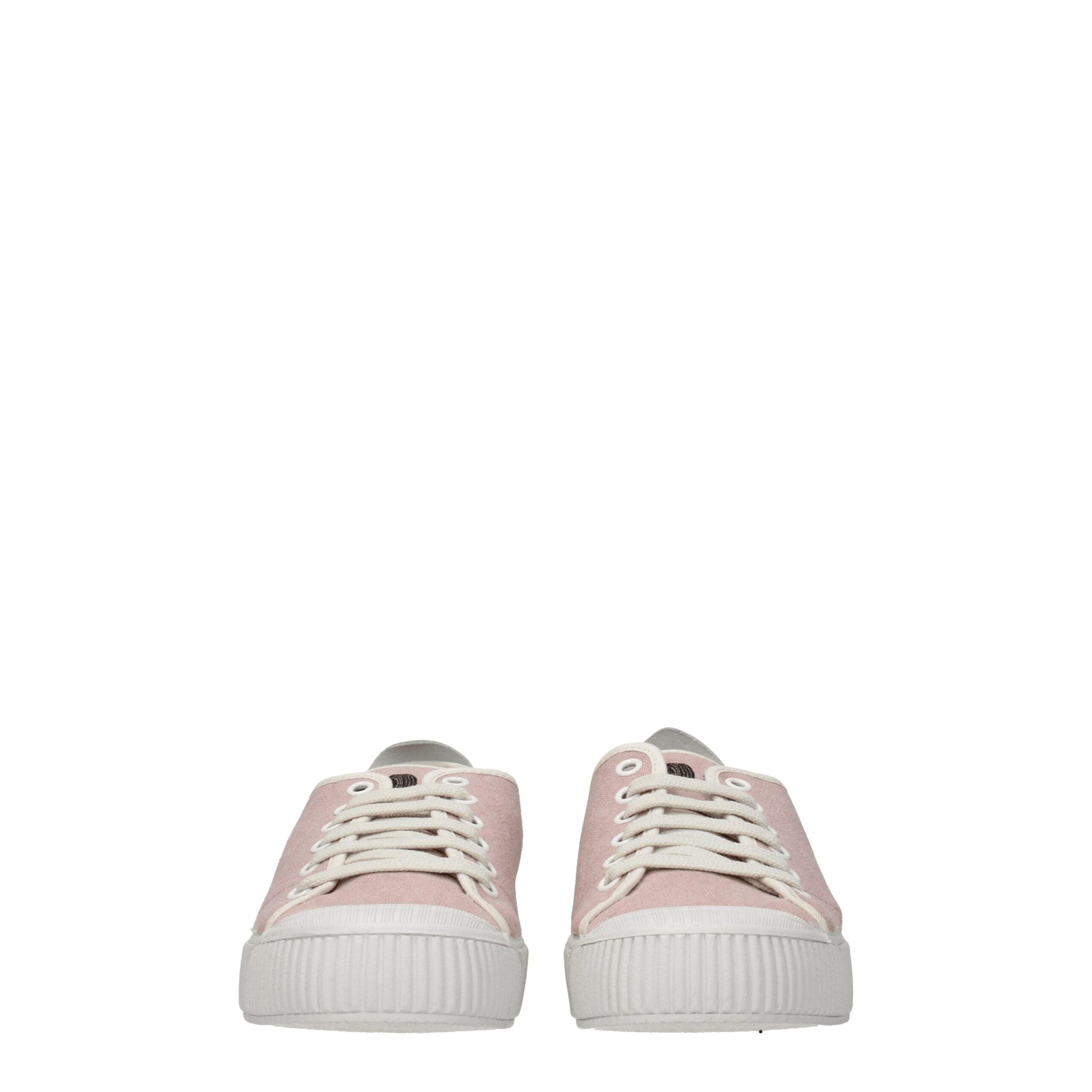 Car Shoe Rosa Stoff-Sneaker mit niedrigem Schaft
