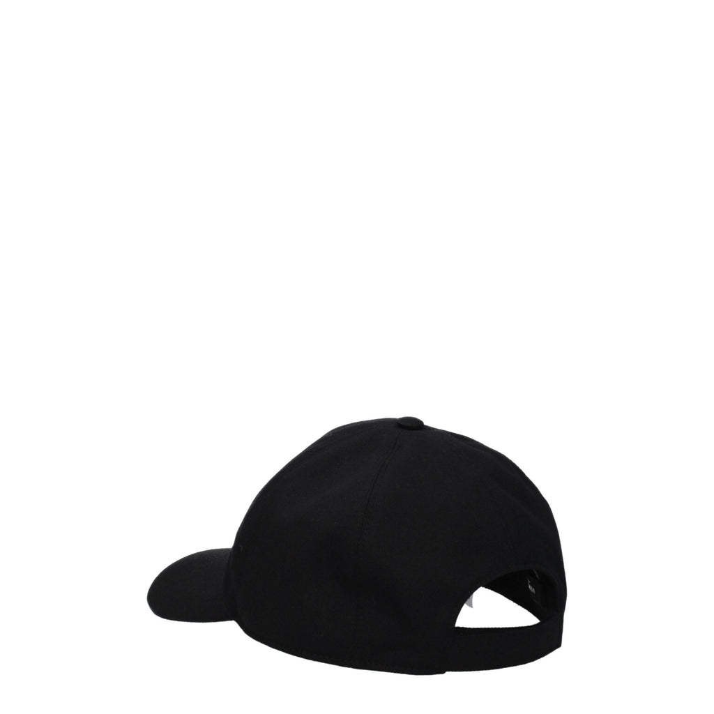Versace Schwarze Baumwollmützen (Baseballmütze)