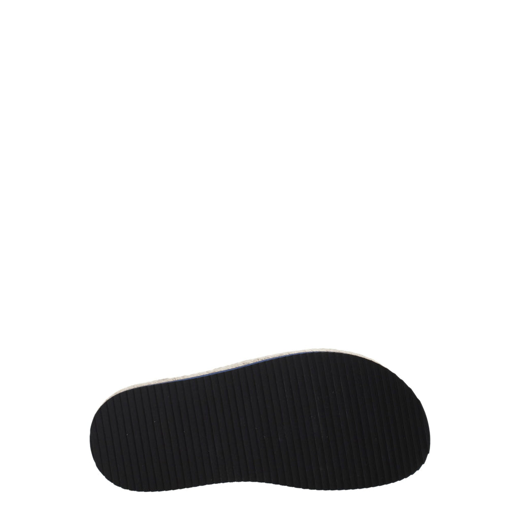 Kenzo Blaue Stoffslipper Sandalen