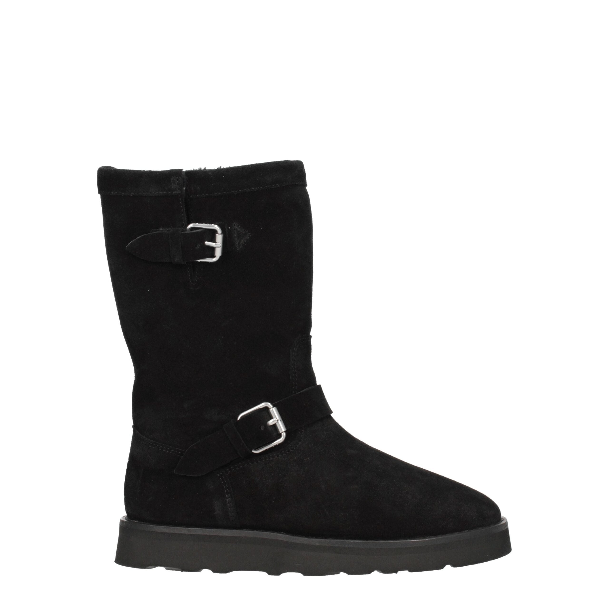 Kenzo Schwarze Lederstiefeletten