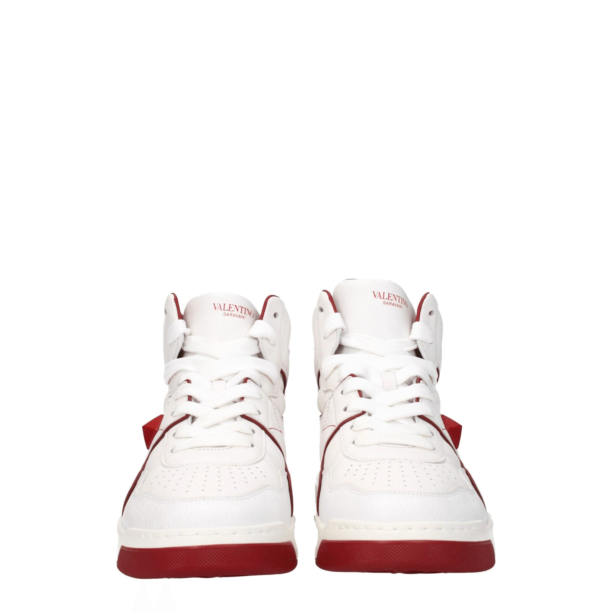 Valentino Garavani Weiße Leder-High-Tops