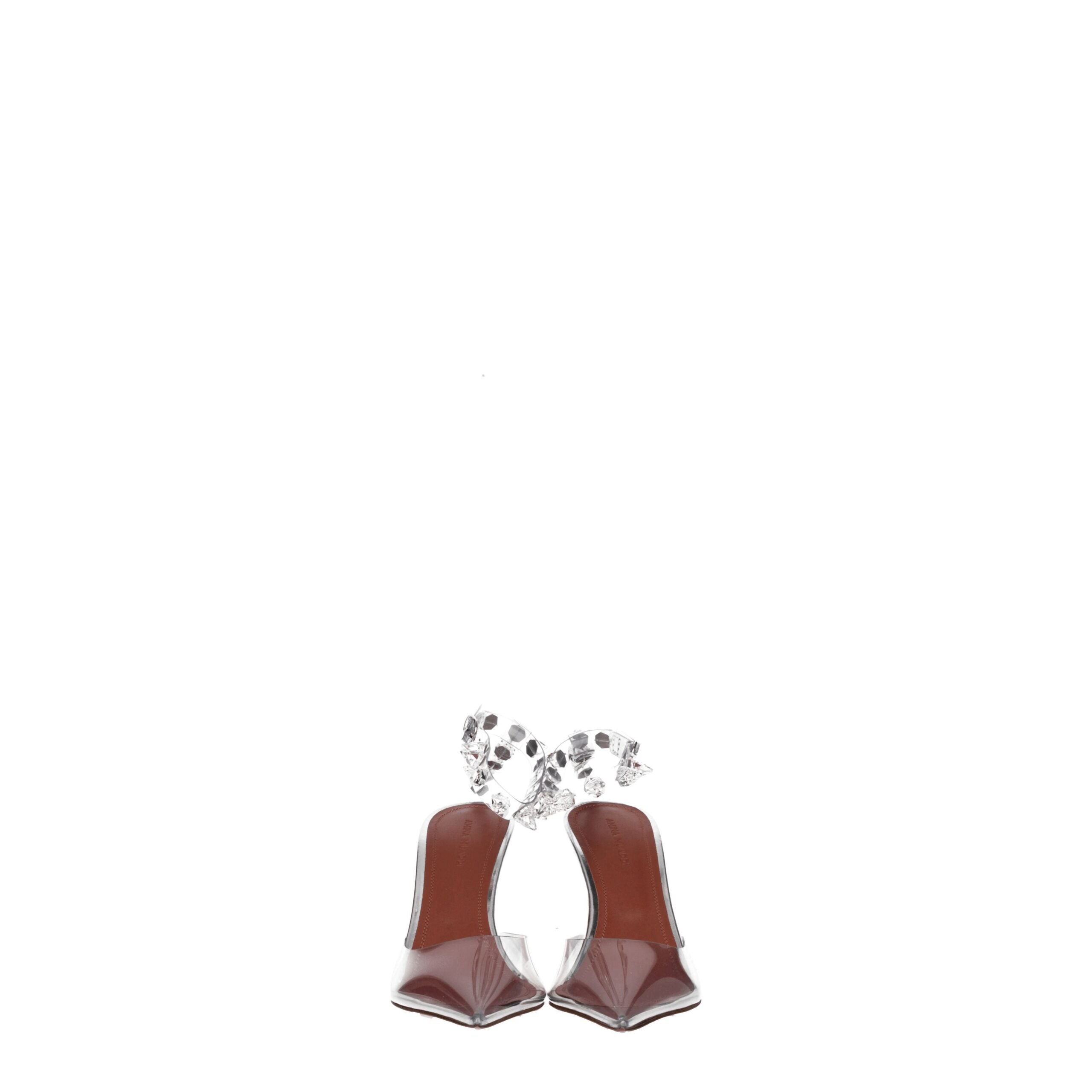 Amina Muaddi Transparente Pvc High Heel Pumps