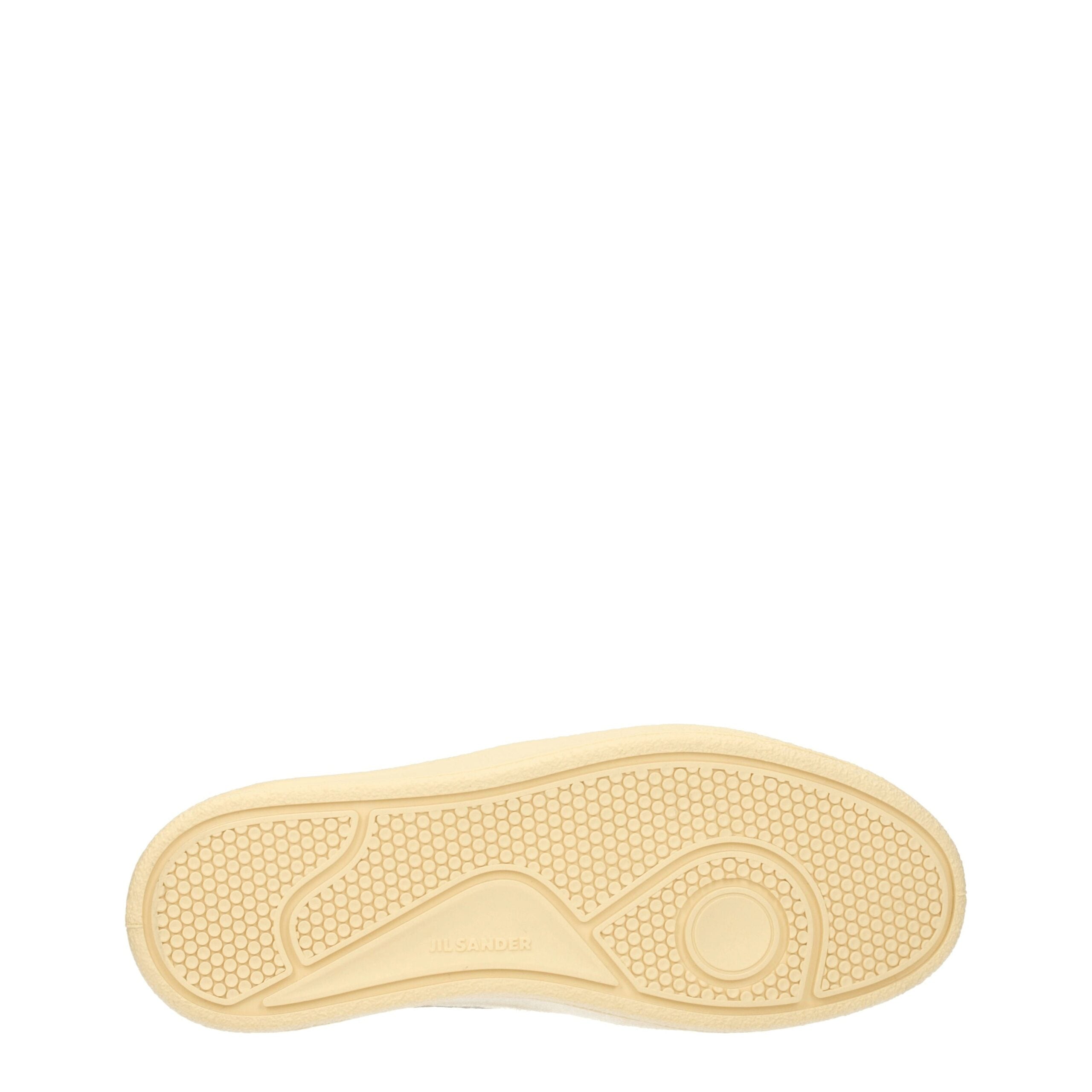 Jil Sander Weiße Leder-Low Tops