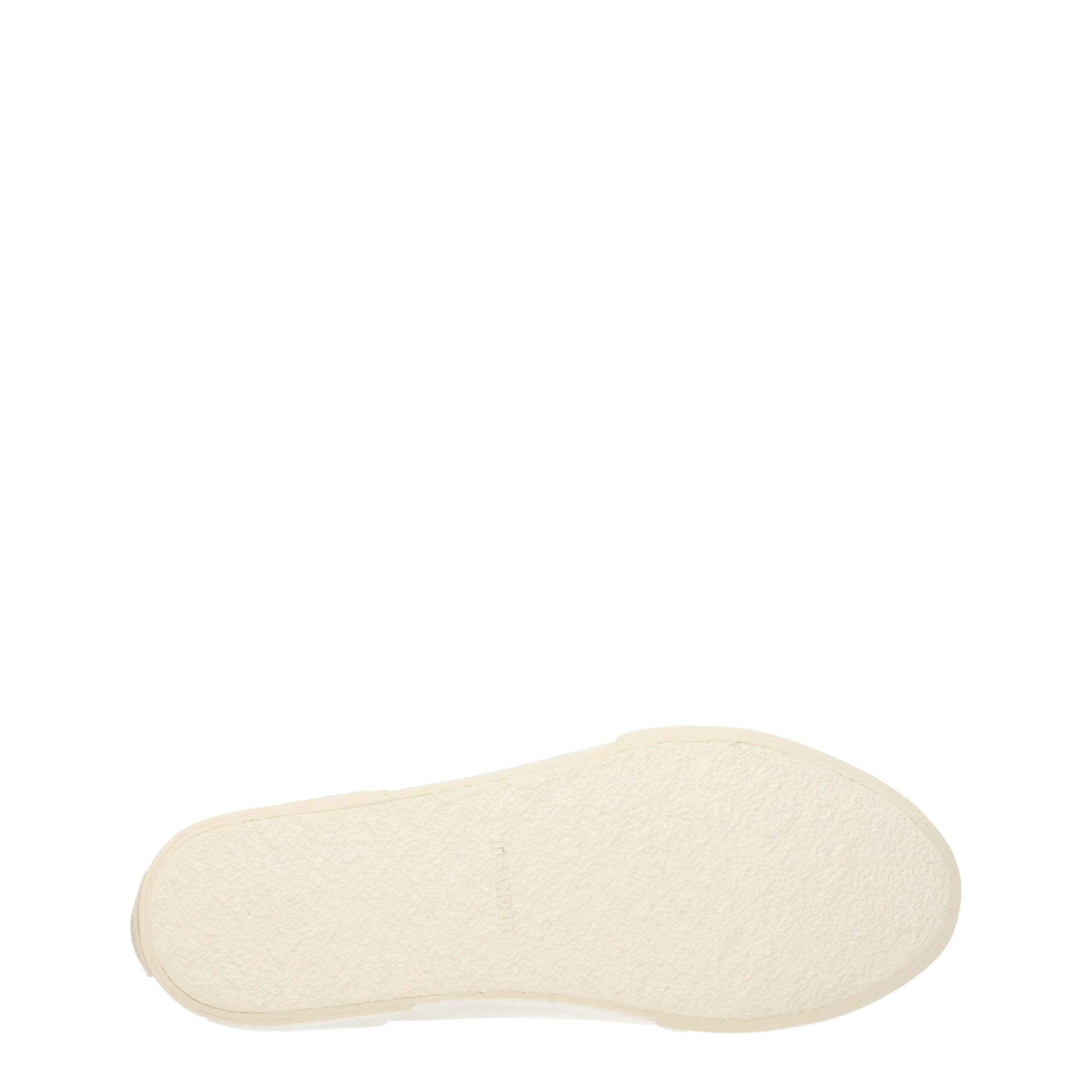 Jil Sander Beigefarbene Stoff-High-Tops