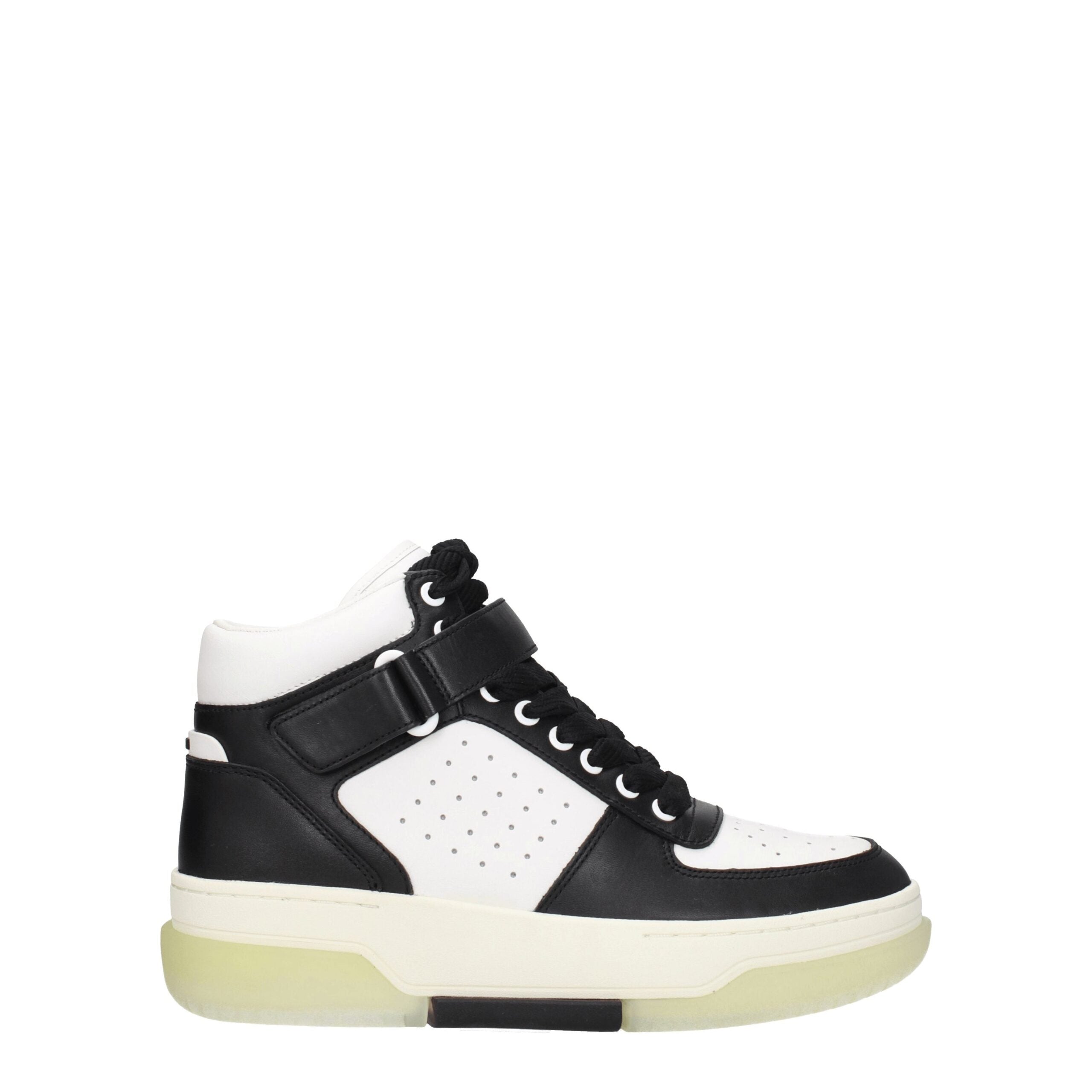 Amiri Schwarze Leder-High-Top-Sneaker