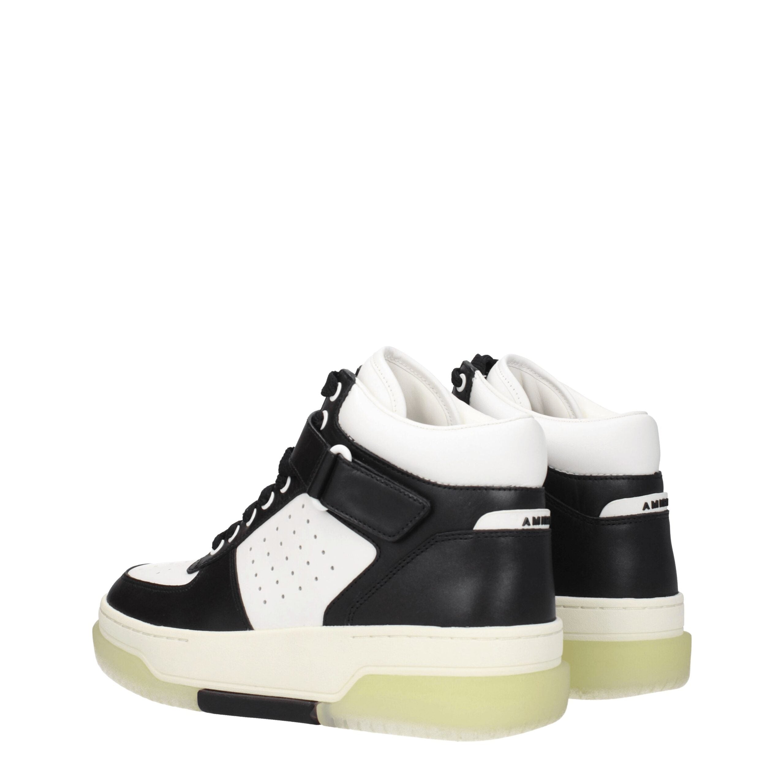 Amiri Schwarze Leder-High-Top-Sneaker