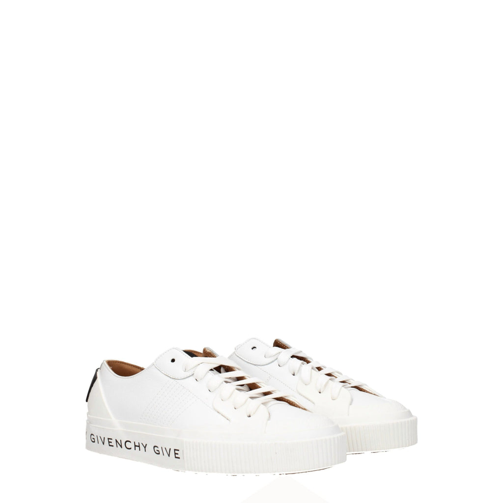 Givenchy Weiße Leder-Low Tops