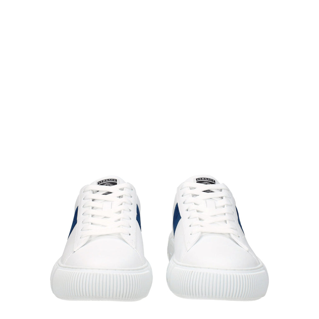 Versace Weiße Leder-Low Tops