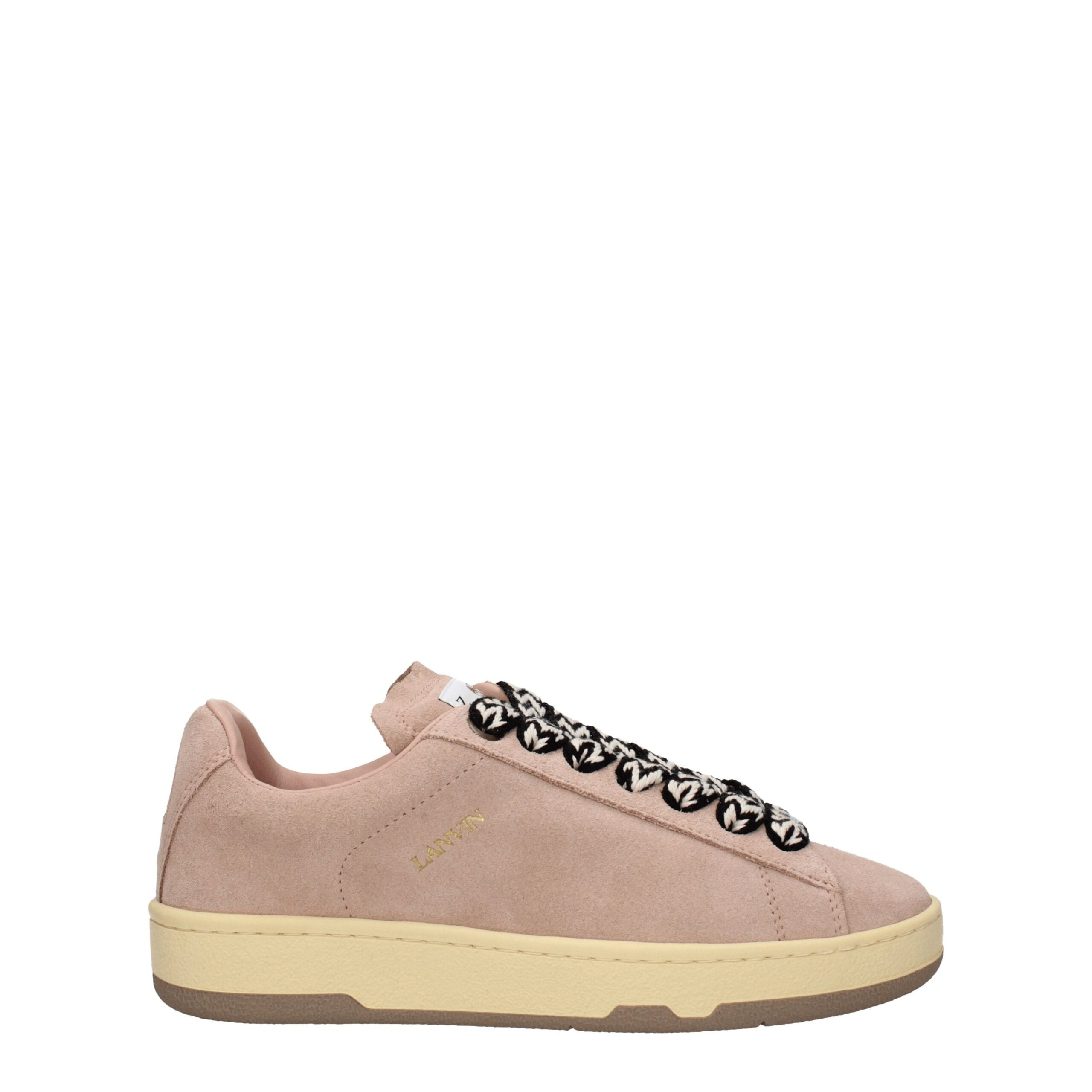 Lanvin Rosa Sneaker aus Leder