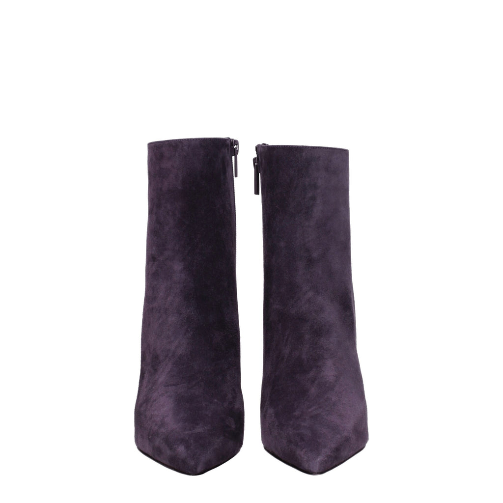 Christian Louboutin Lila Lederstiefeletten