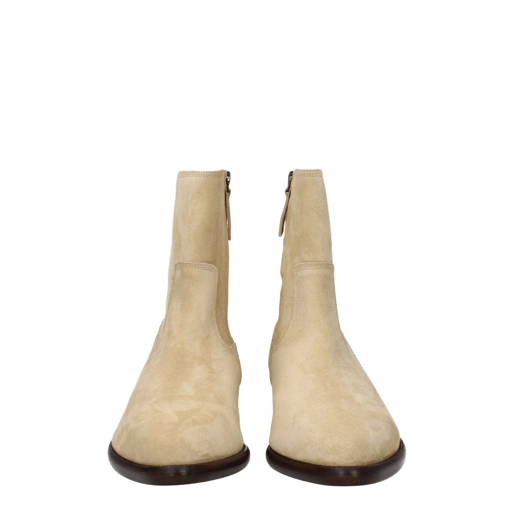 Isabel Marant Beige Lederstiefeletten