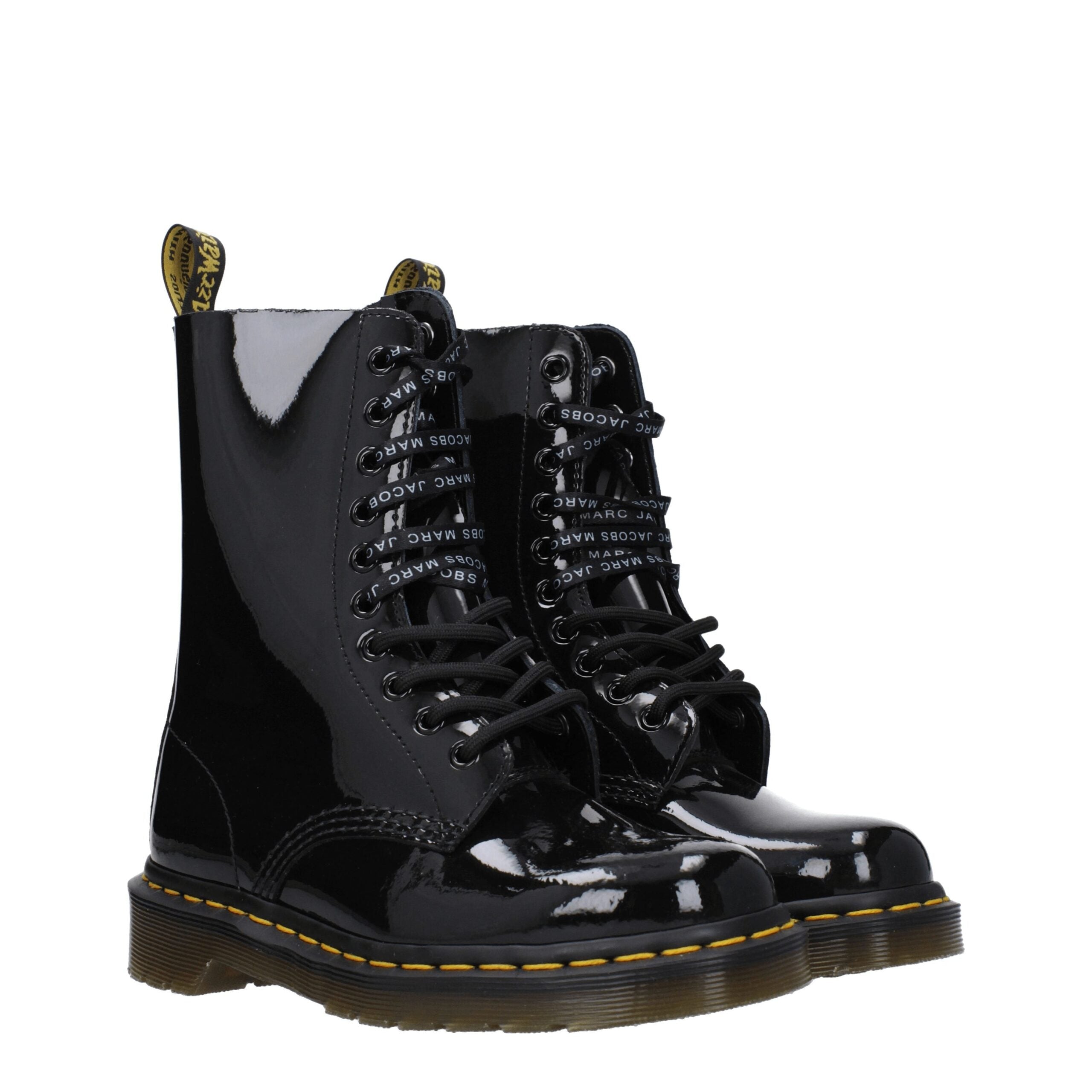 Dr. Martens Schwarze Lederstiefeletten