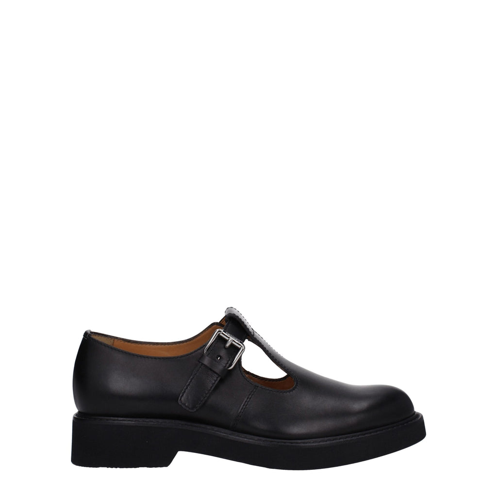 Church's Schwarze Leder Oxfords und Derbies