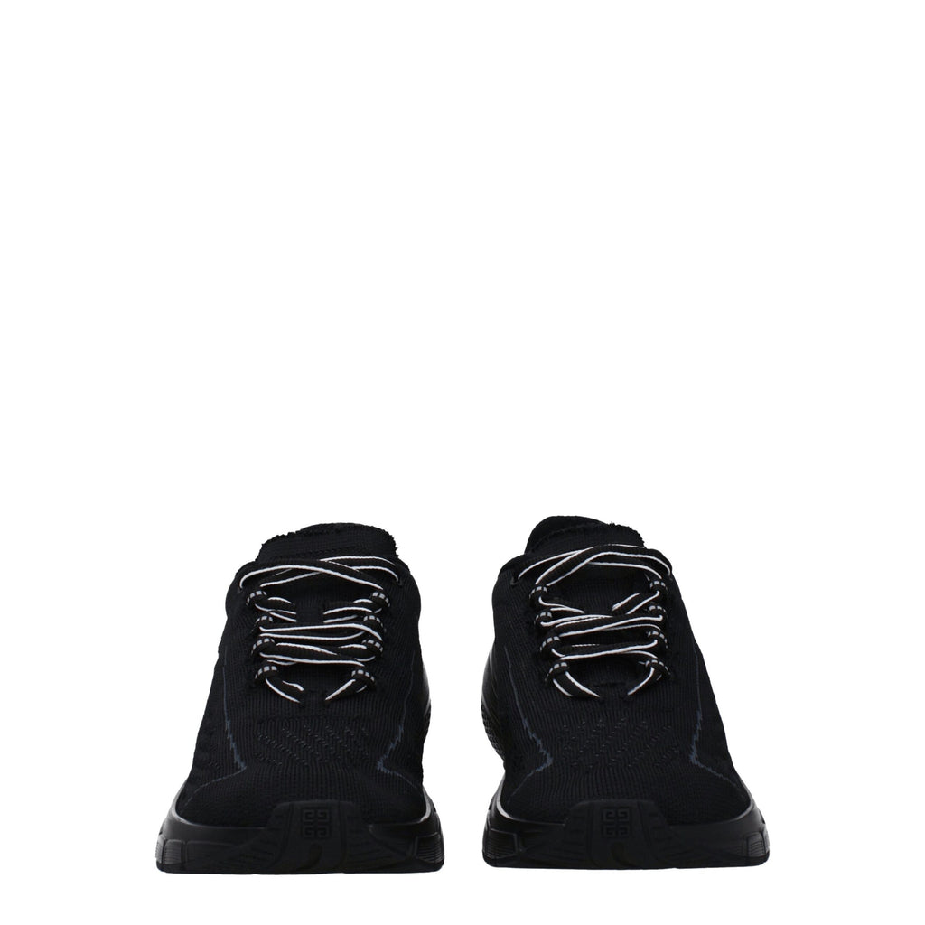 Givenchy Schwarzer Stoff Sportliche Turnschuhe