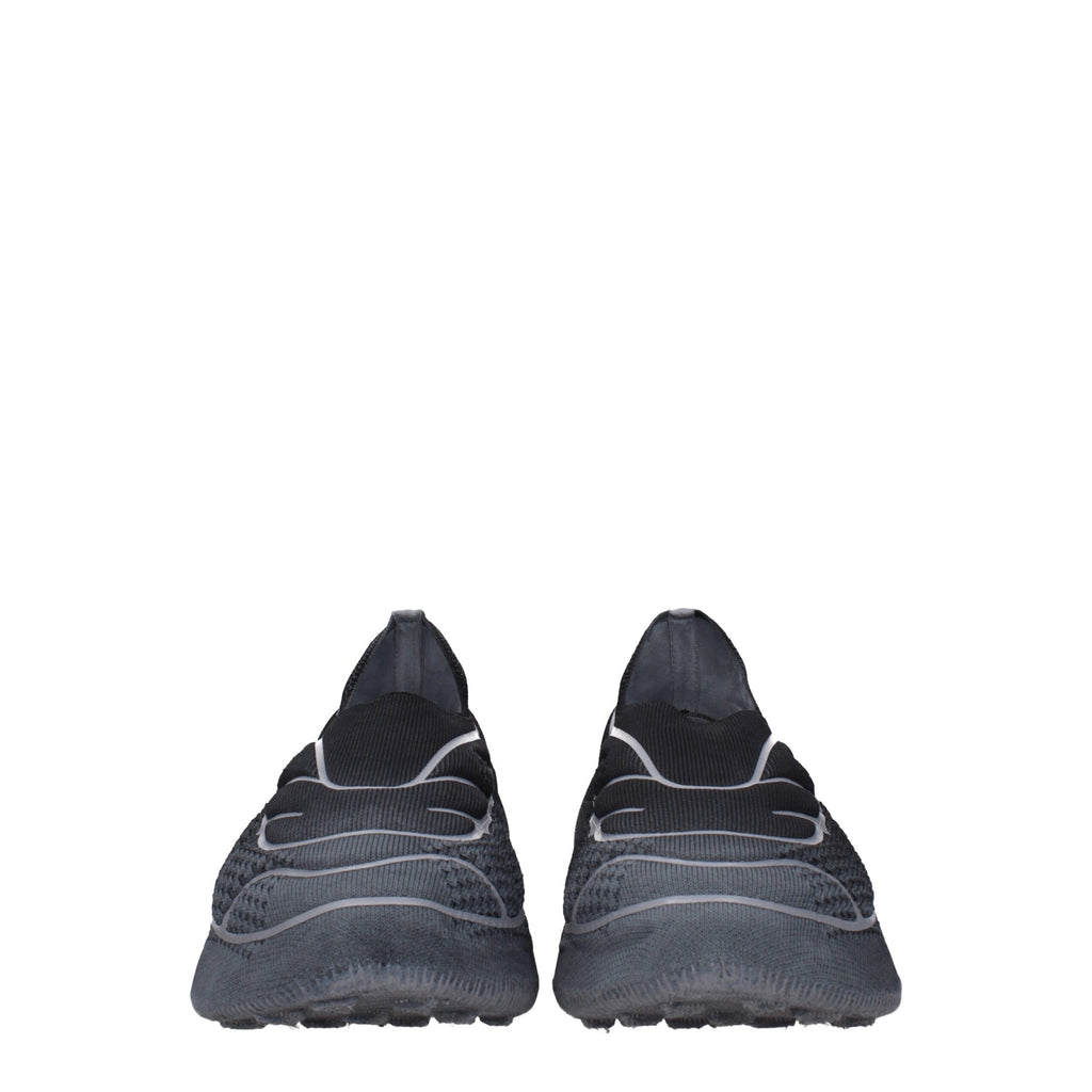 Givenchy Graue Sportliche Turnschuhe aus Stoff