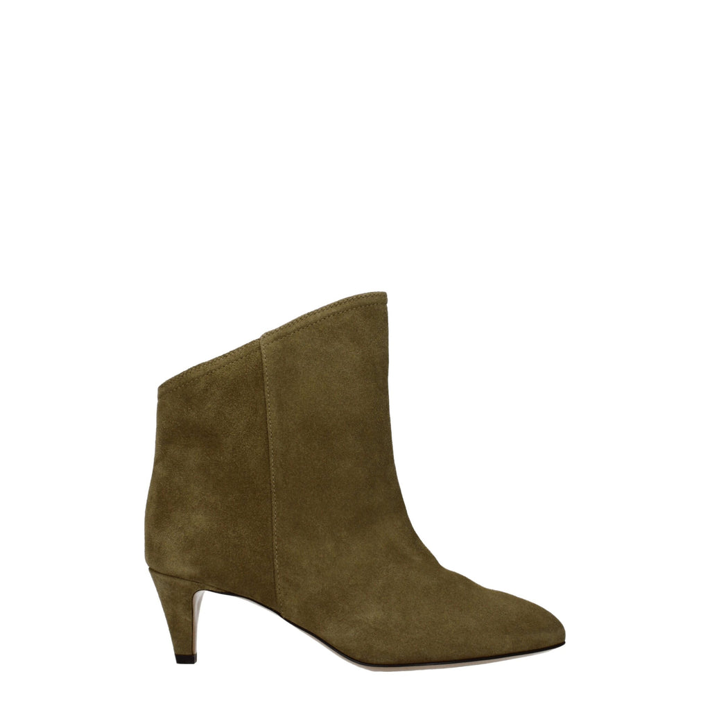 Isabel Marant Graue Lederstiefeletten