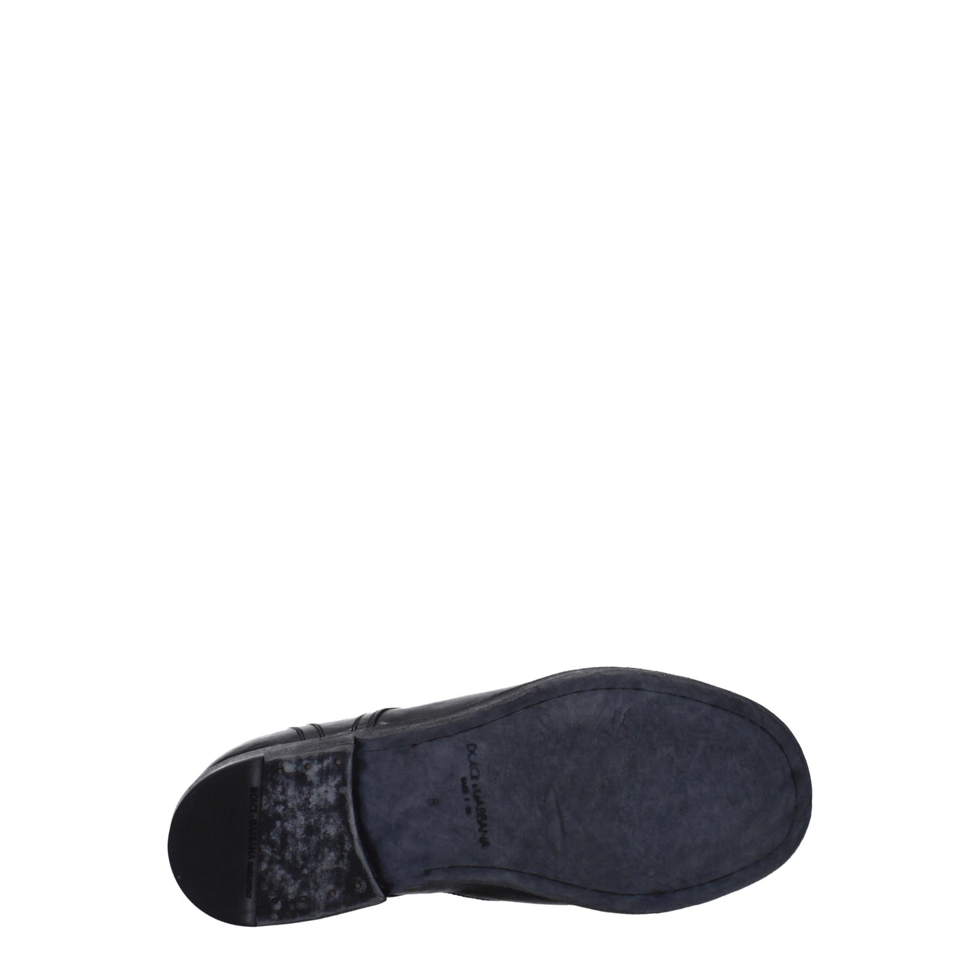 Dolce & Gabbana Schwarze Leder Oxfords und Derby