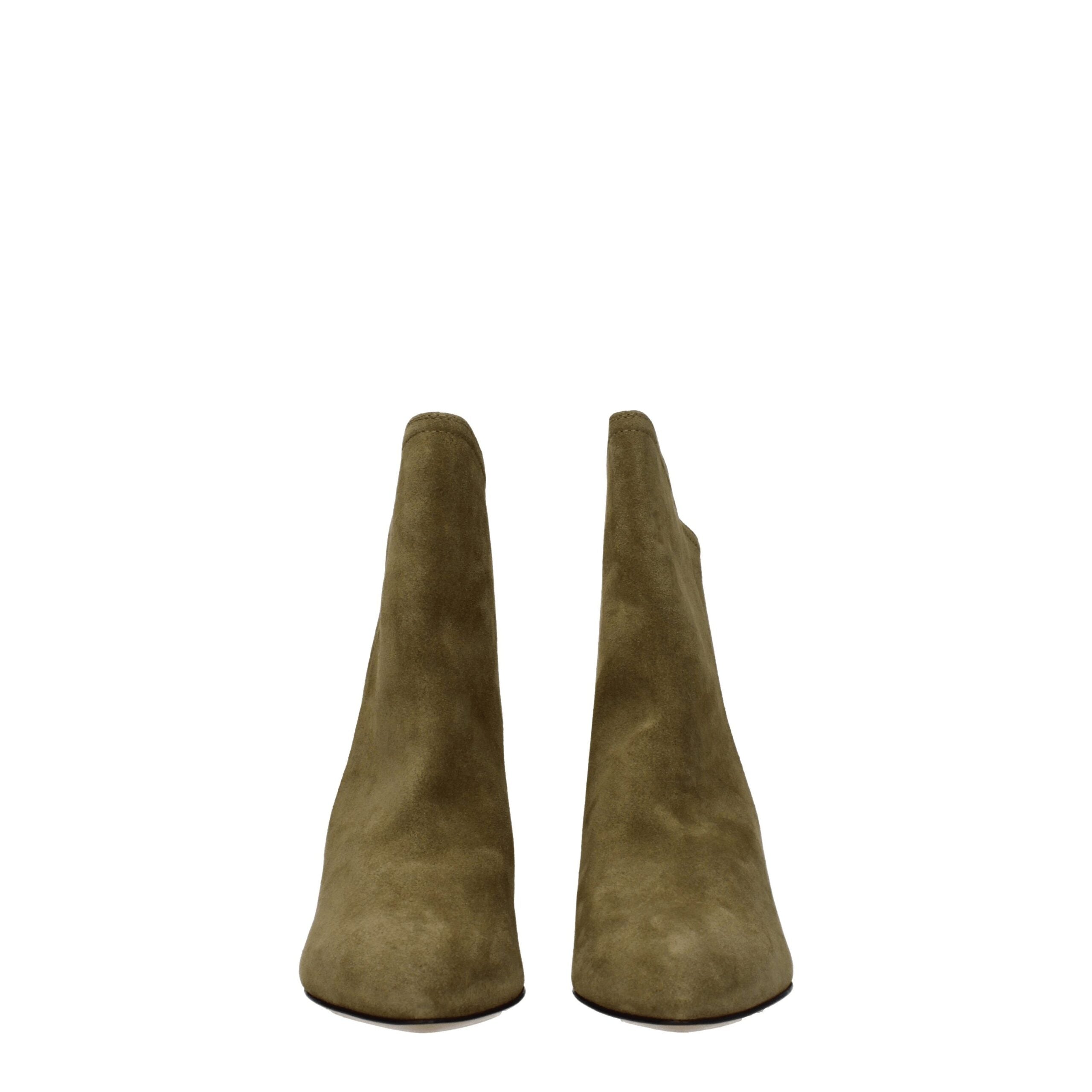 Isabel Marant Graue Lederstiefeletten