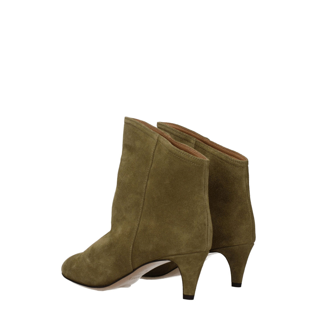 Isabel Marant Graue Lederstiefeletten
