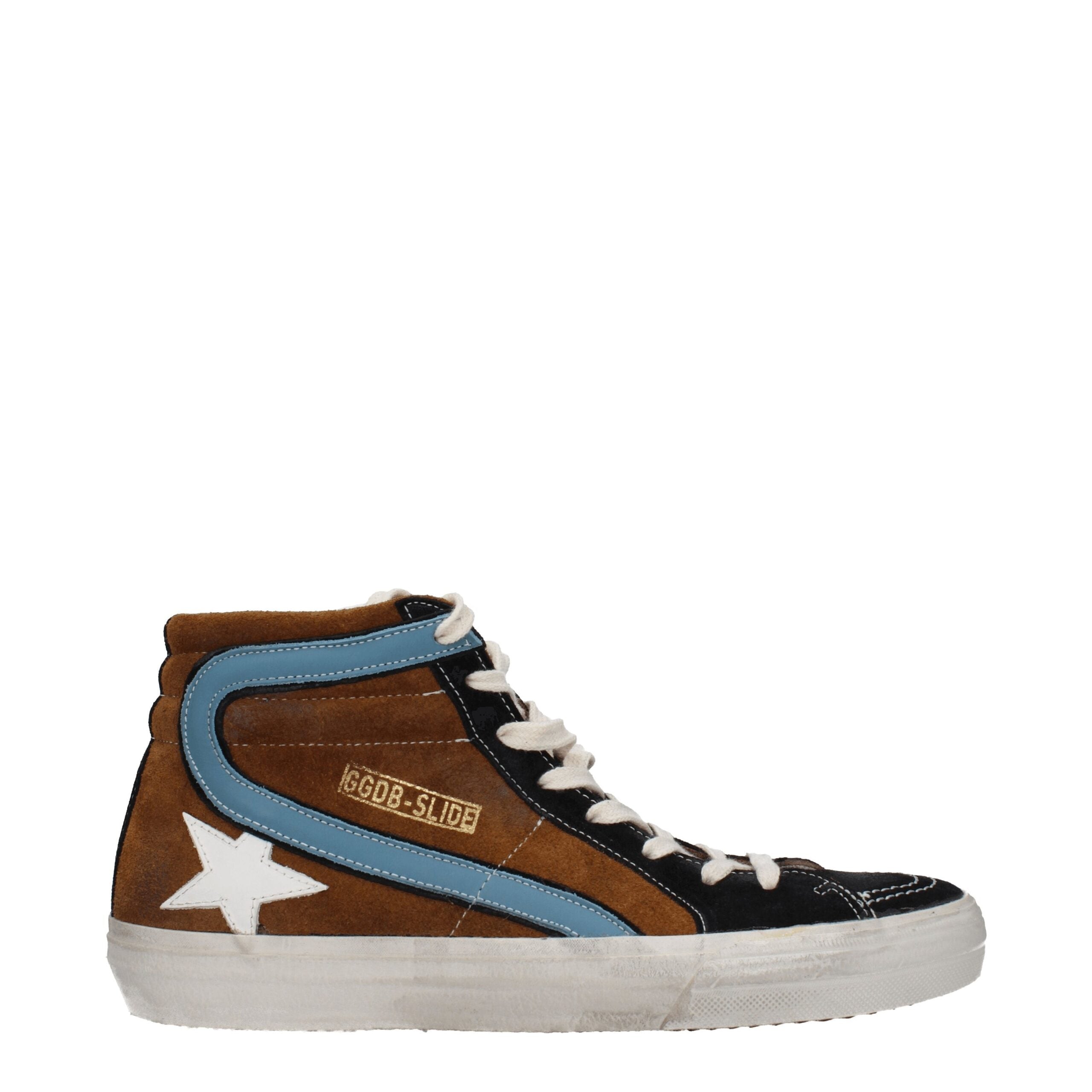 Golden Goose Braune High-Top-Sneaker aus Leder