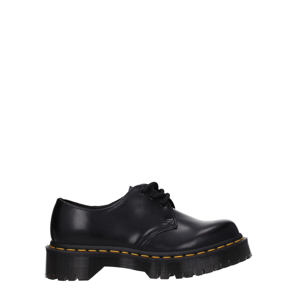 Dr. Martens Schwarze Leder Oxfords und Derbies