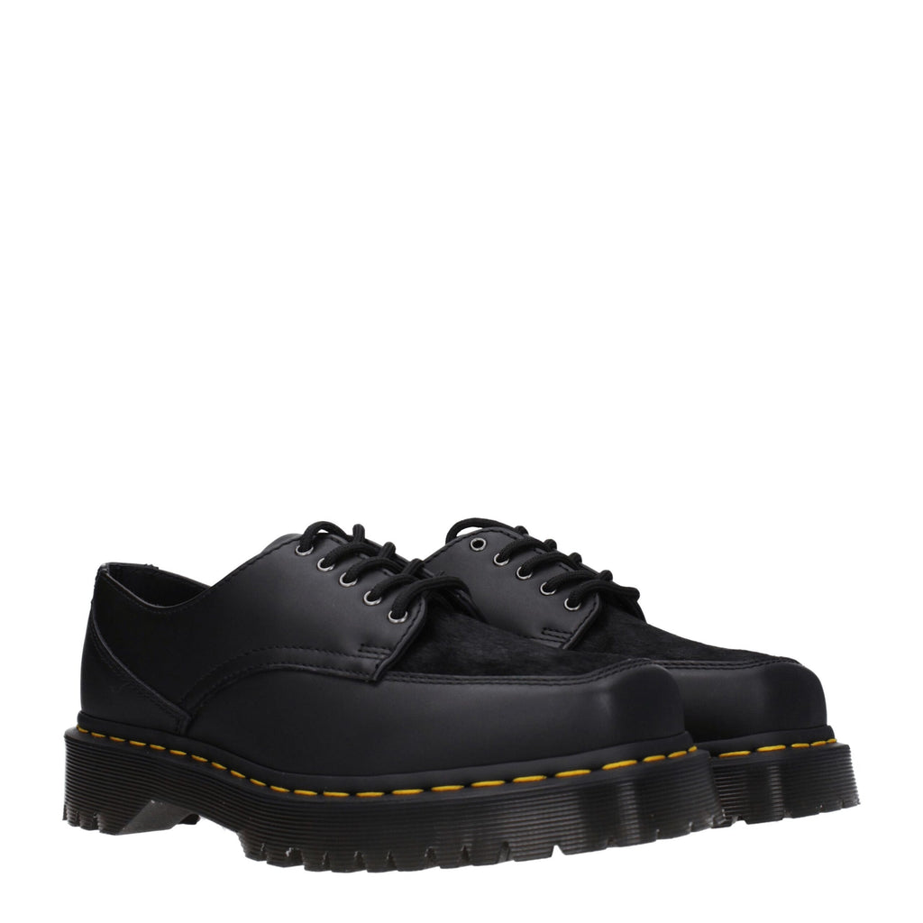 Dr. Martens Schwarze Leder Oxfords und Derbies