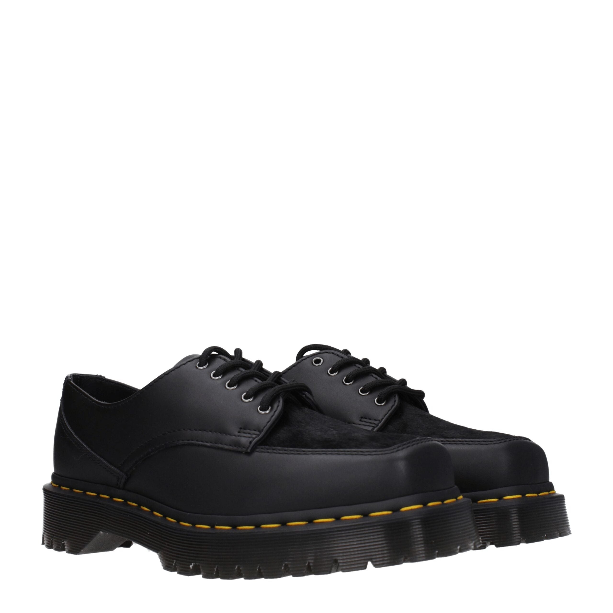 Dr. Martens Schwarze Leder Oxfords und Derbies