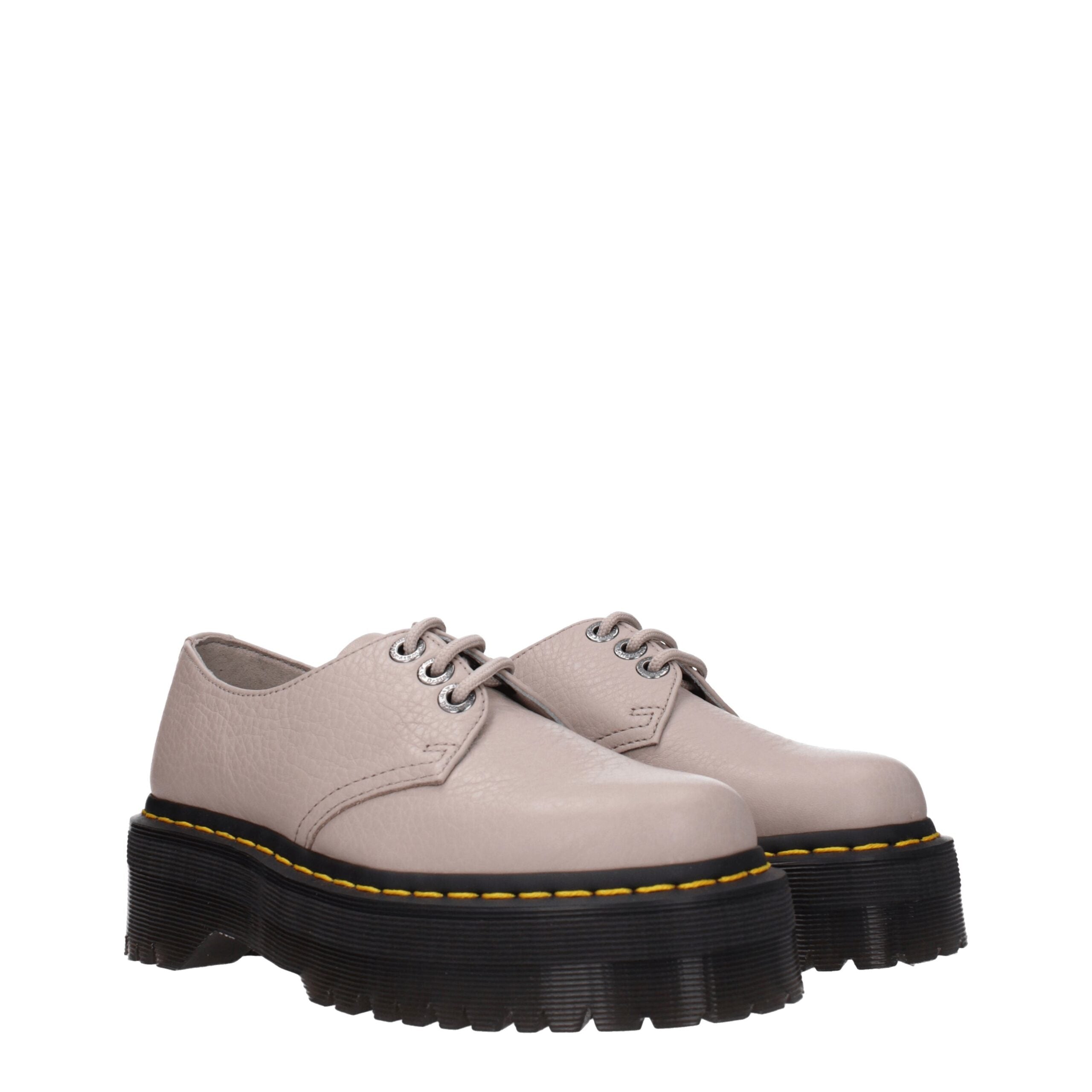 Dr. Martens Graue Leder Oxfords und Derbies