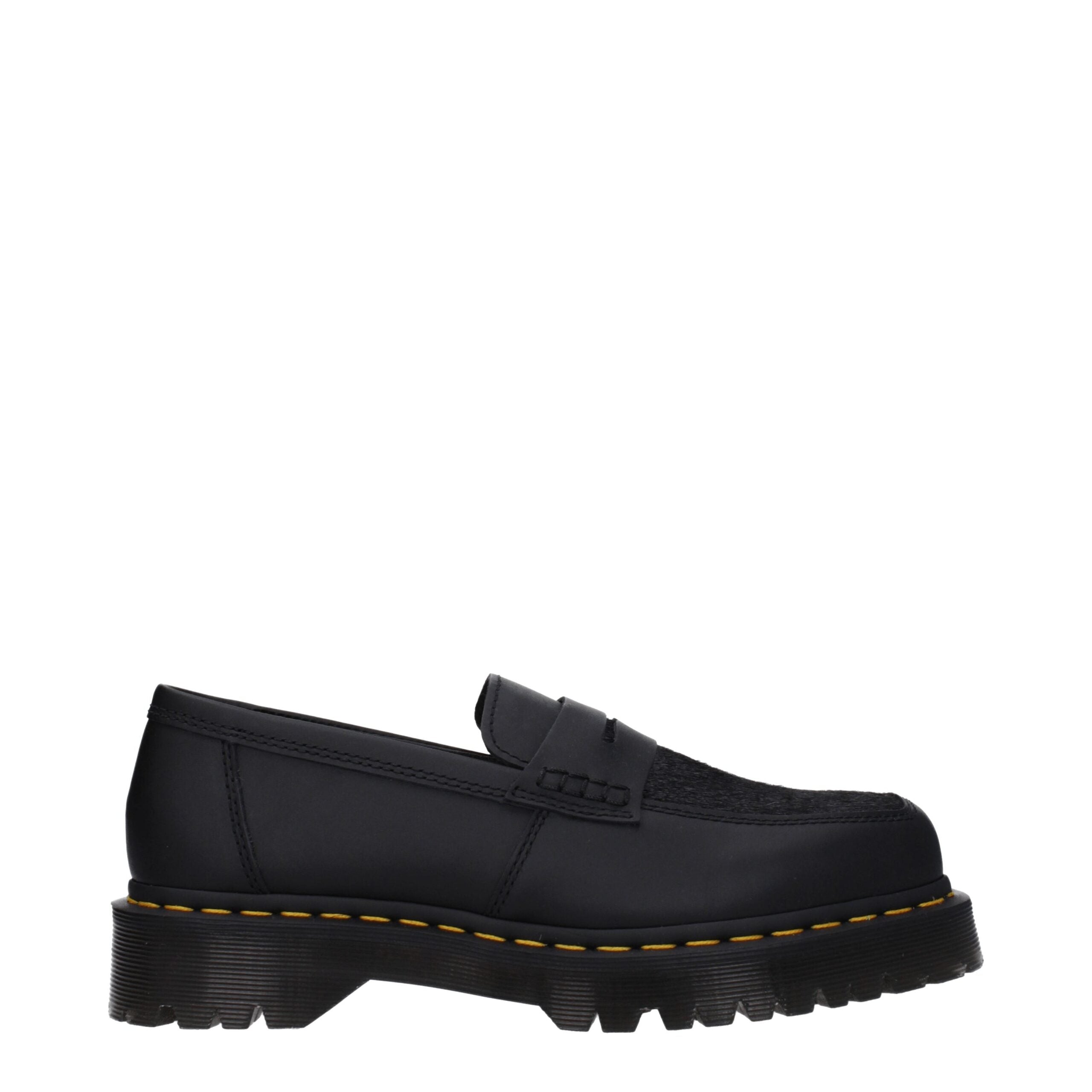 Dr. Martens Schwarze Leder Slipper