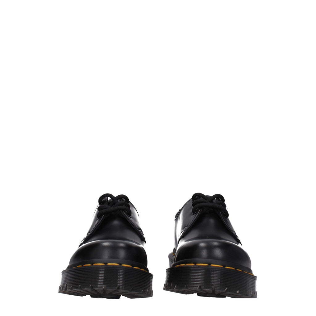 Dr. Martens Schwarze Leder Oxfords und Derbies