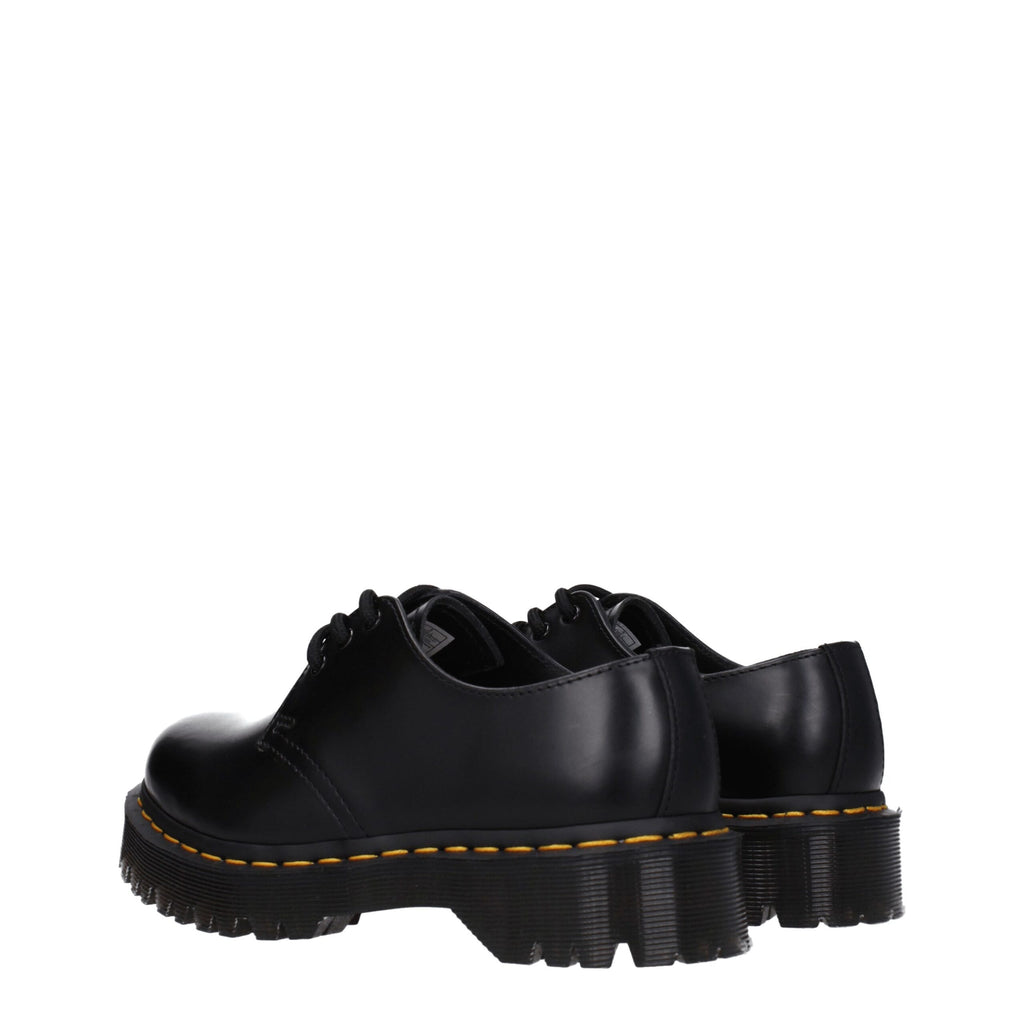 Dr. Martens Schwarze Leder Oxfords und Derbies