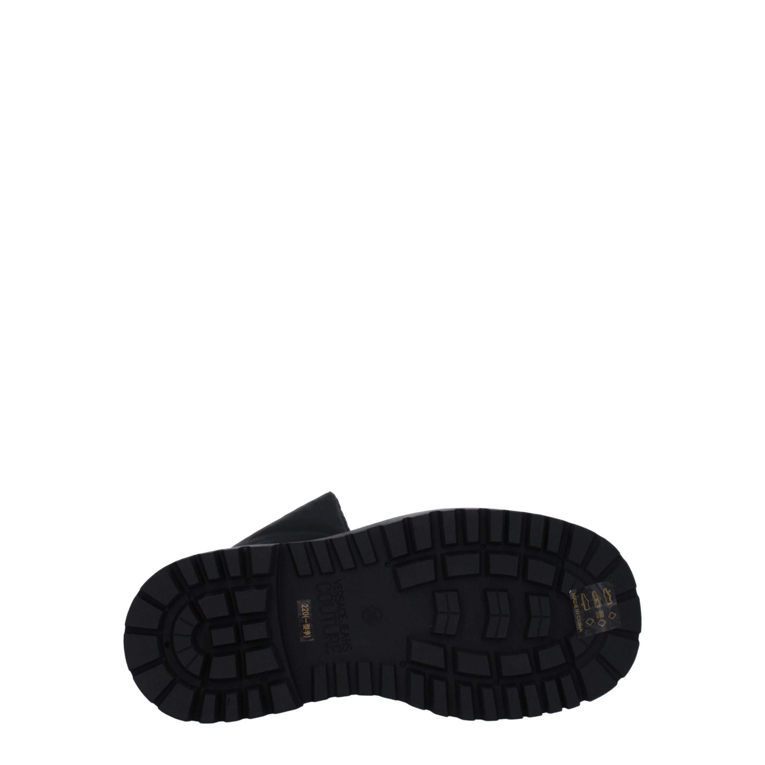 Versace Jeans Schwarze Polyethylen-Stiefel