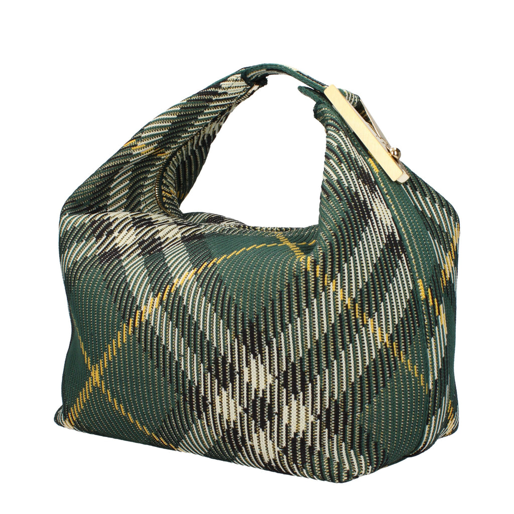 Burberry Grüne Stoffhandtaschen