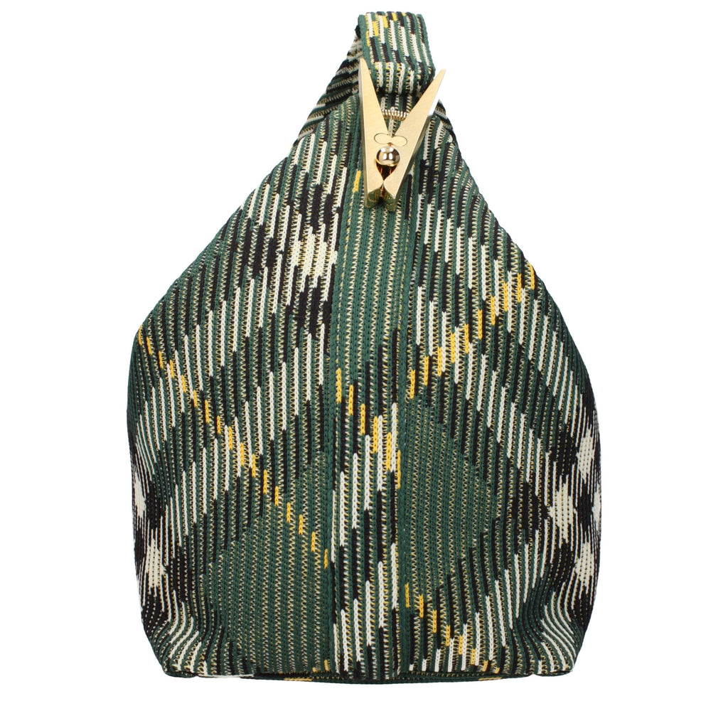 Burberry Grüne Stoffhandtaschen