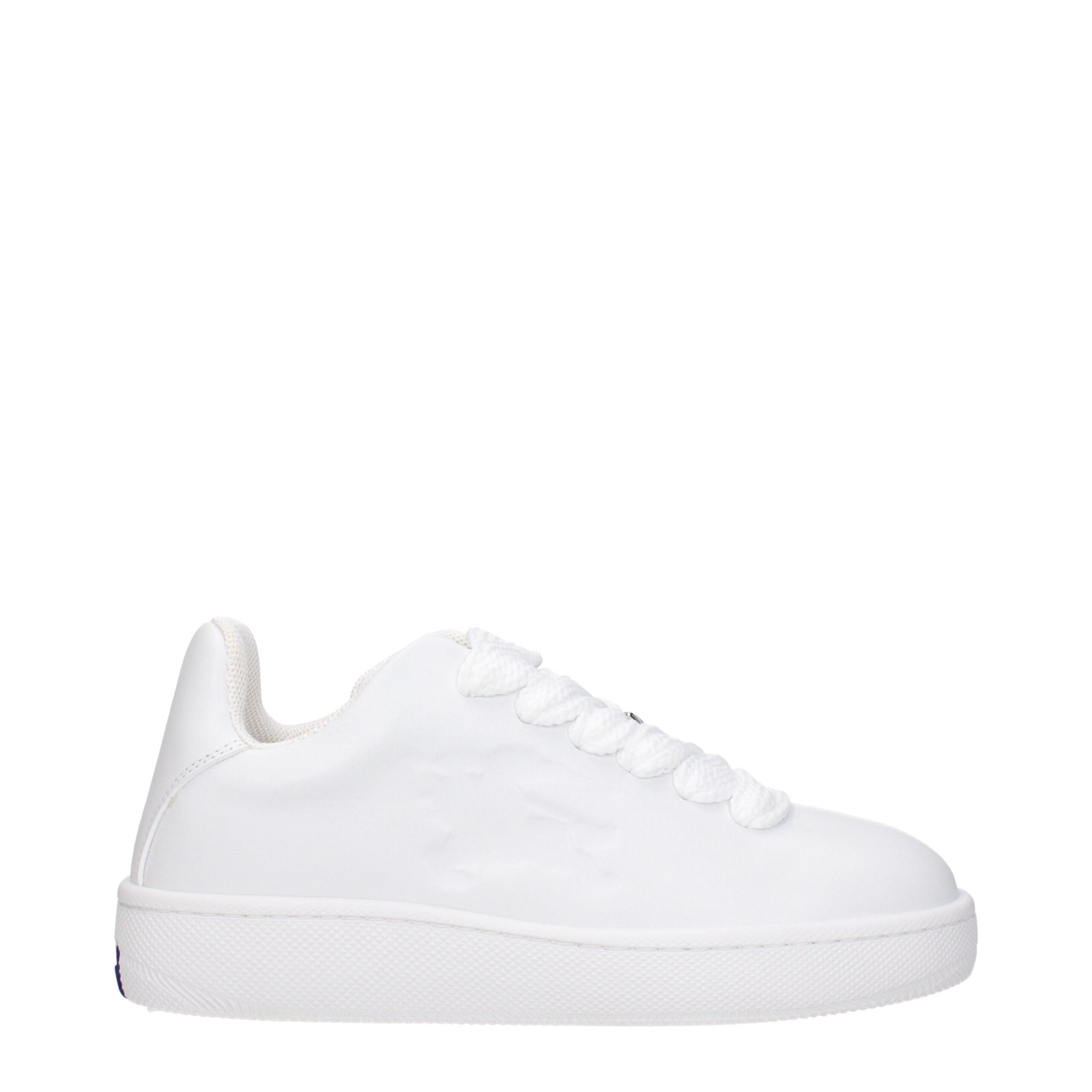 Burberry Weiße Leder-Low Tops