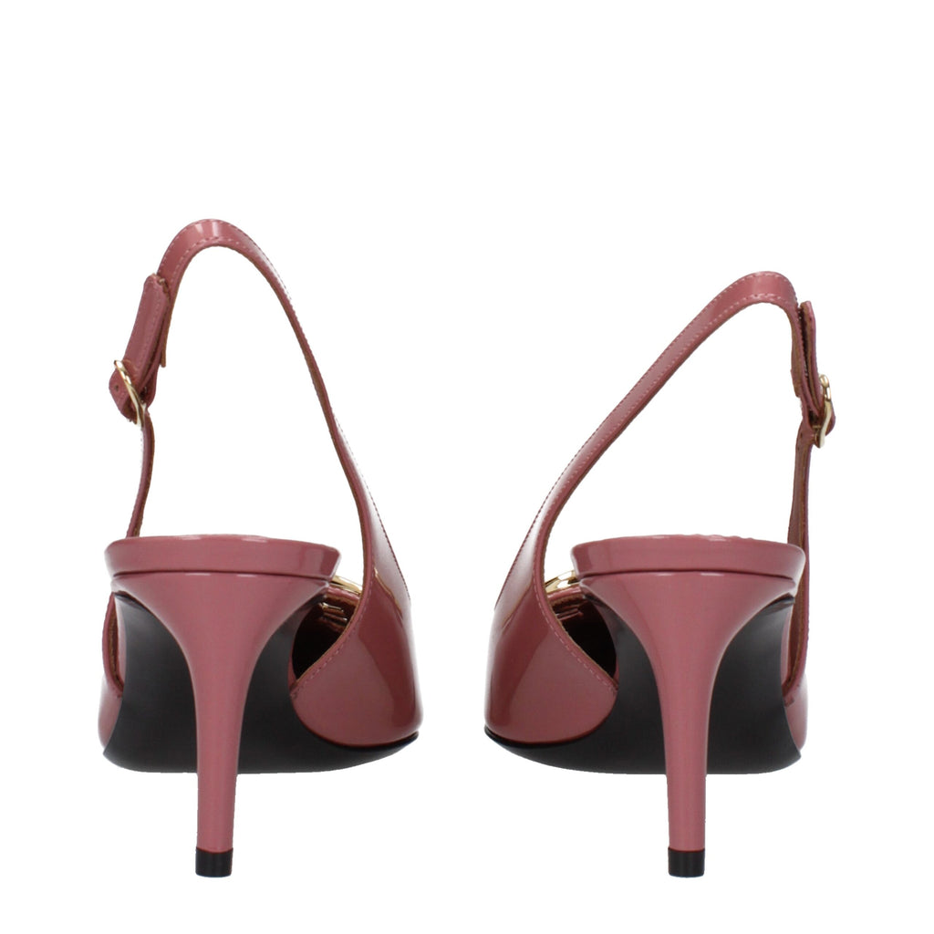 Dolce & Gabbana Rosa Leder Pumps mit hohem Absatz