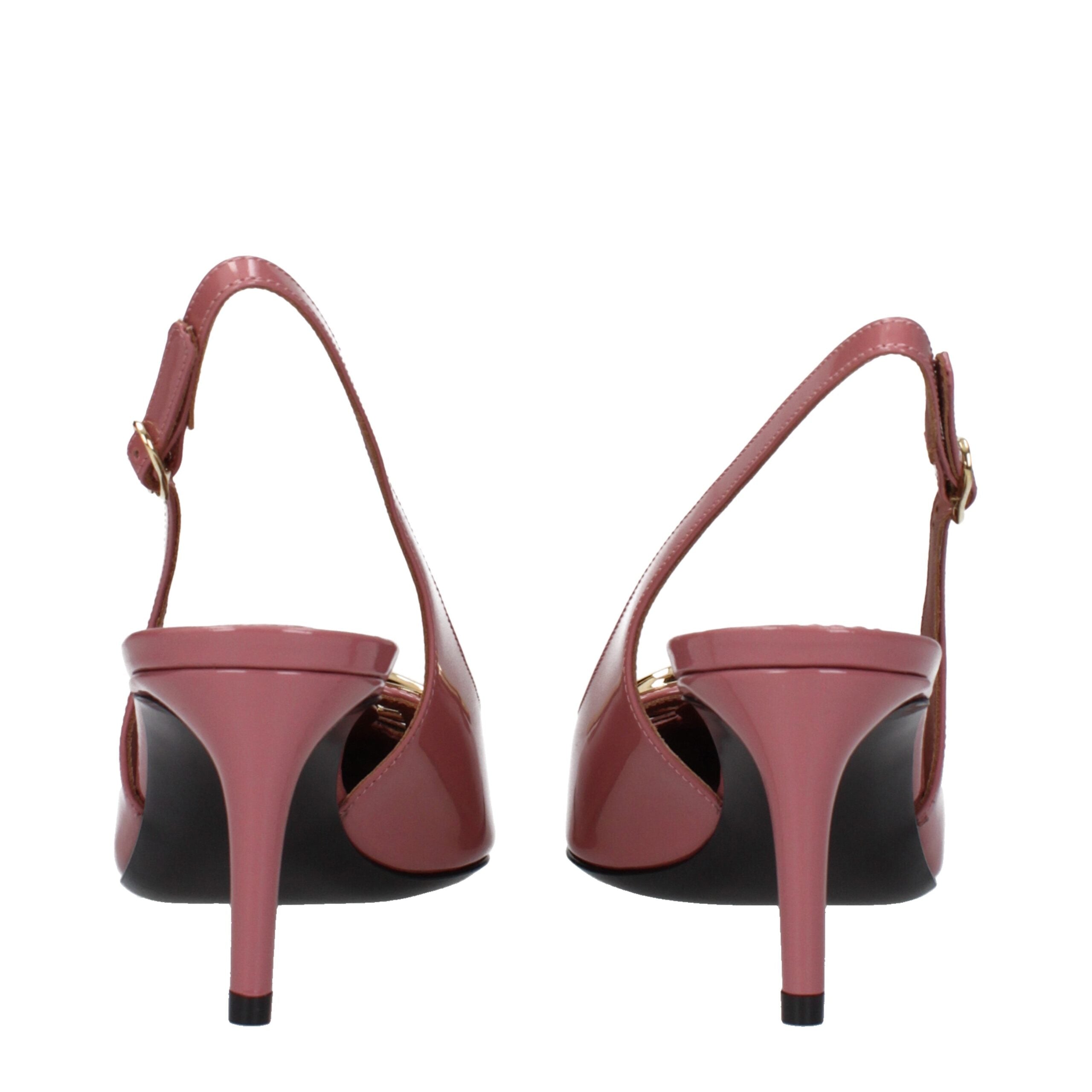 Dolce & Gabbana Rosa Leder Pumps mit hohem Absatz