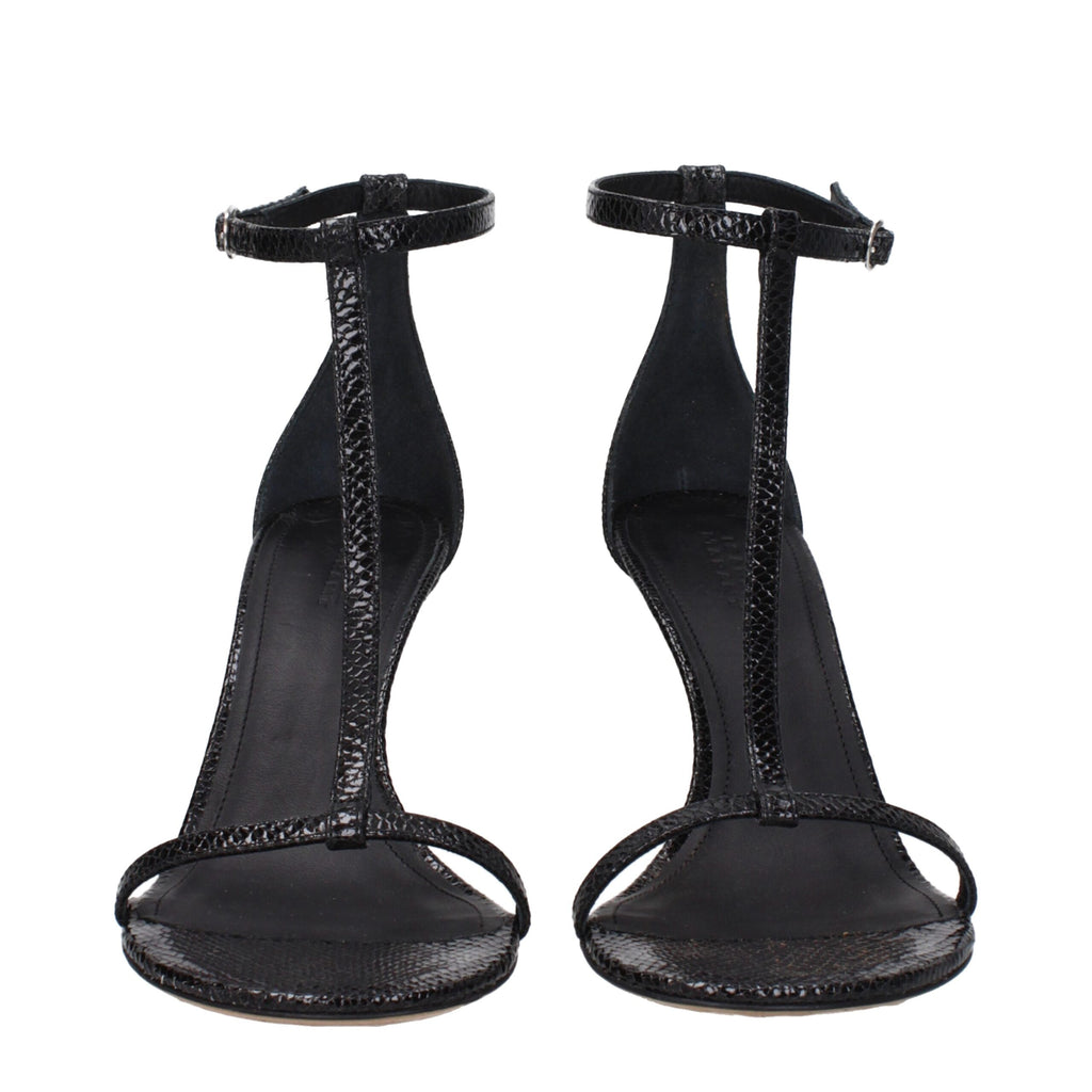 Isabel Marant Schwarze Leder-Stilettos