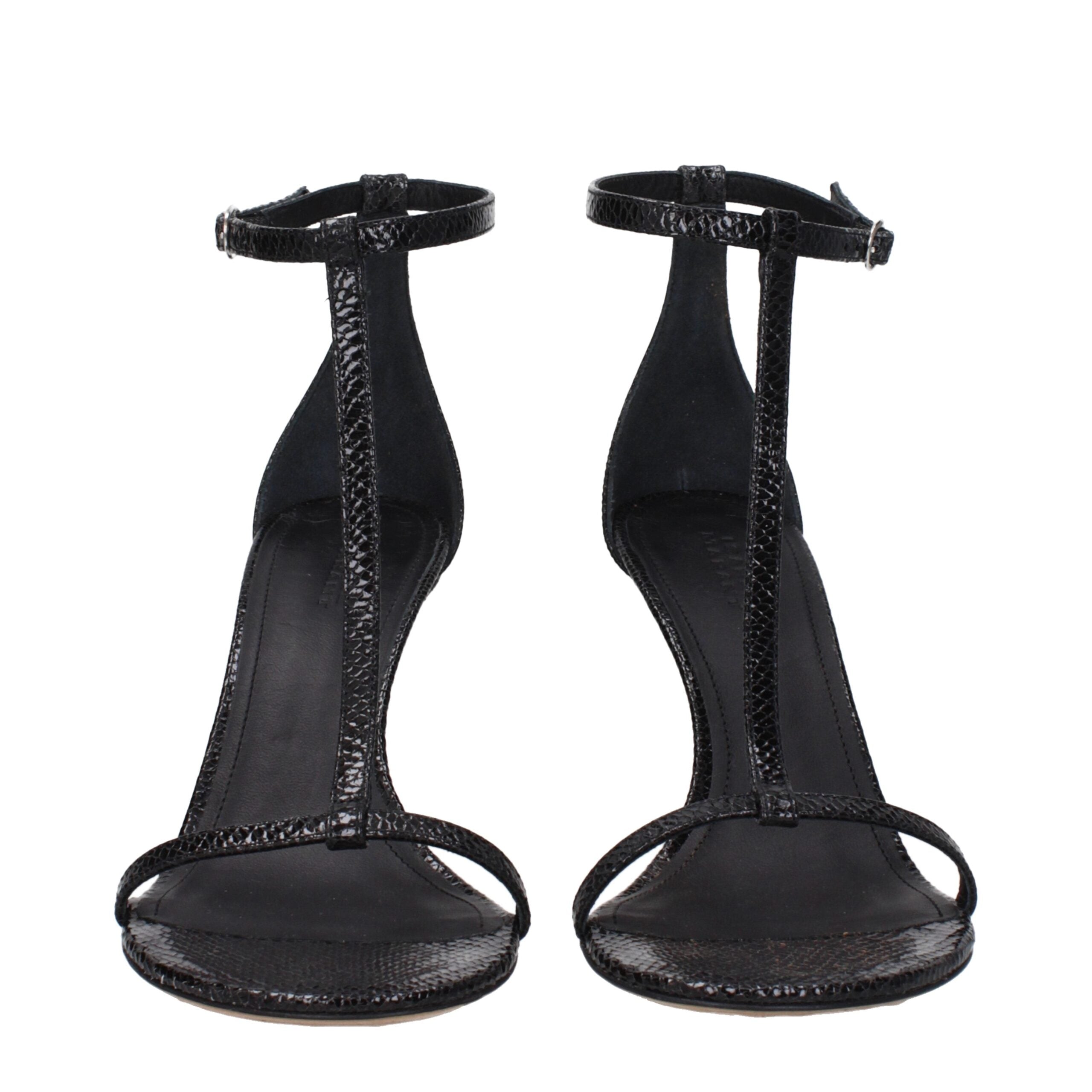 Isabel Marant Schwarze Leder-Stilettos