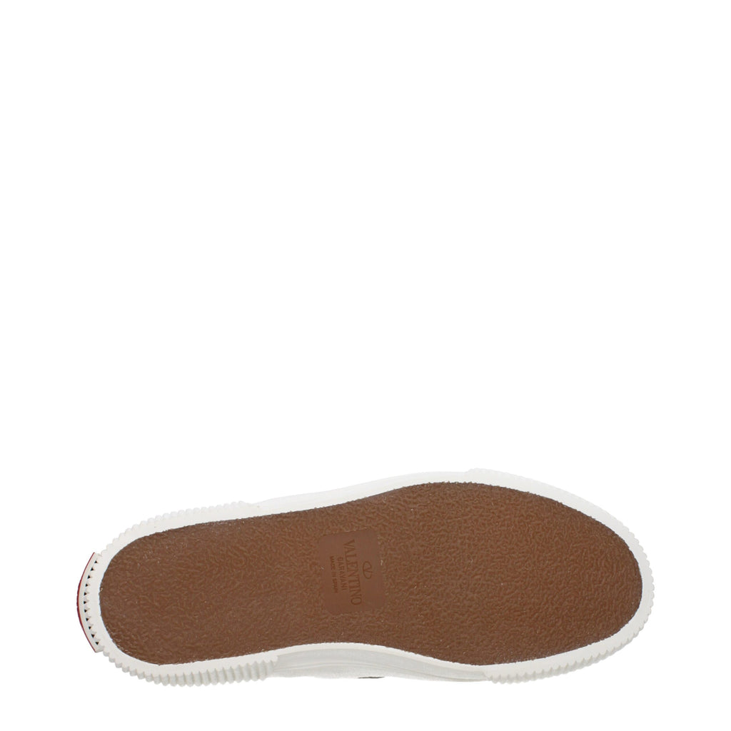 Valentino Garavani Weiße Leder Slipper