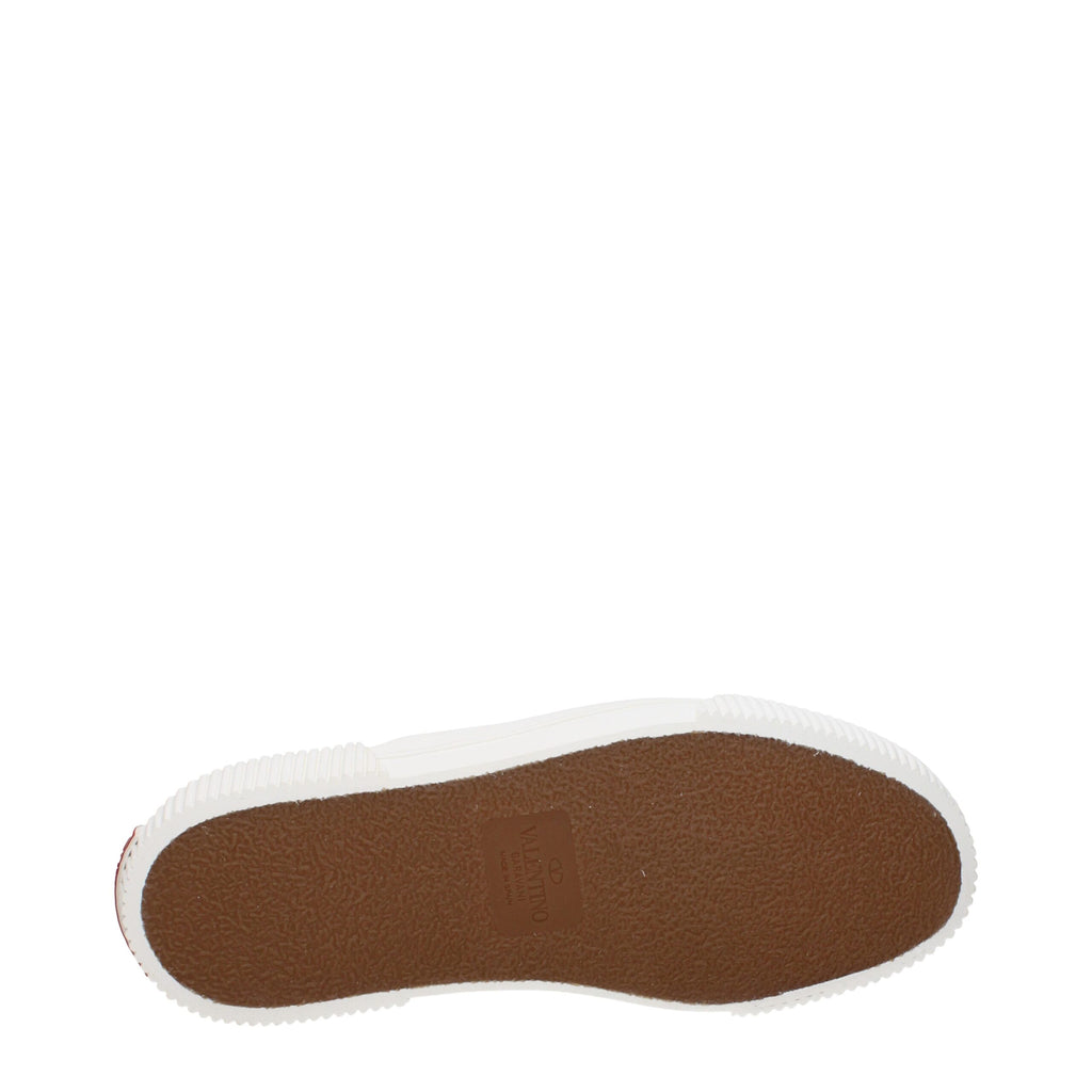 Valentino Garavani Braune Slipper aus Stoff