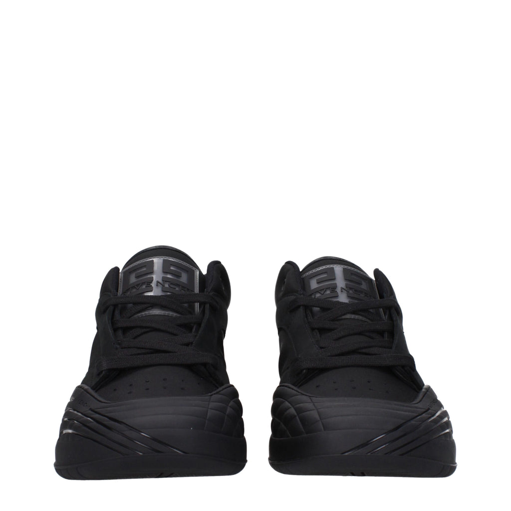 Givenchy Schwarzer Stoff Low Tops