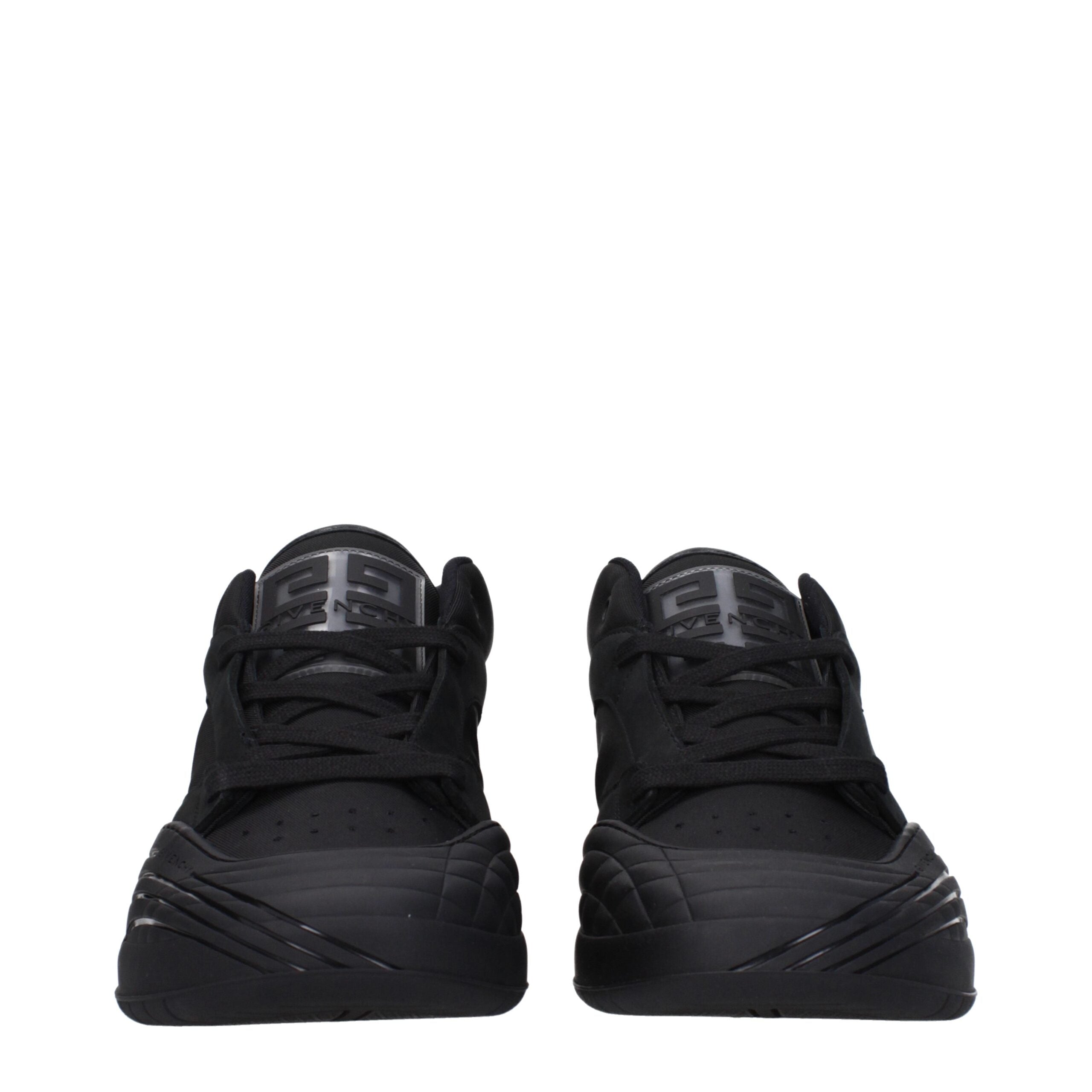 Givenchy Schwarzer Stoff Low Tops