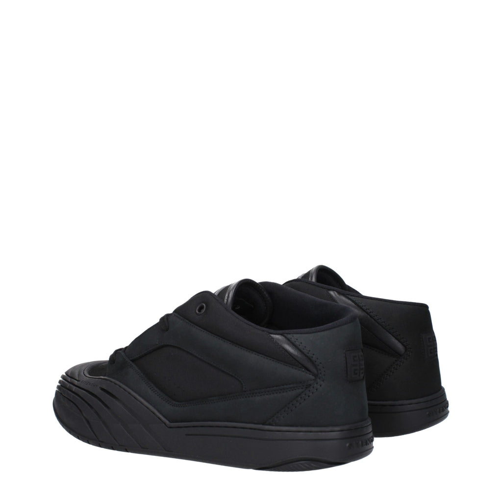 Givenchy Schwarzer Stoff Low Tops