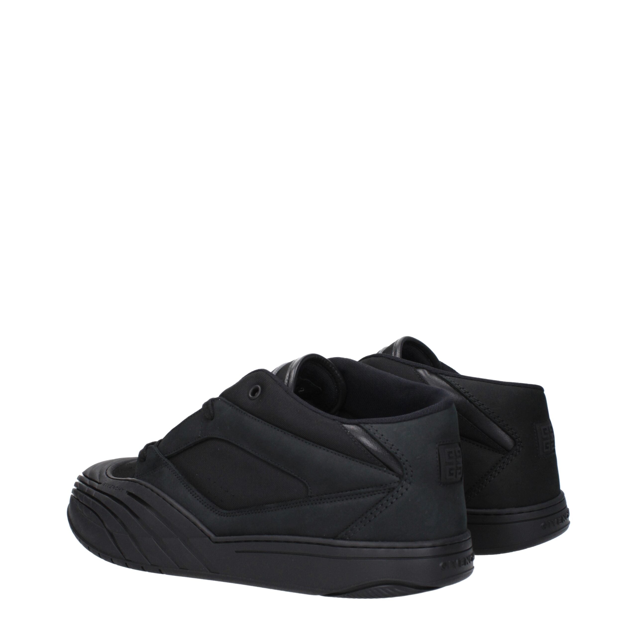 Givenchy Schwarzer Stoff Low Tops