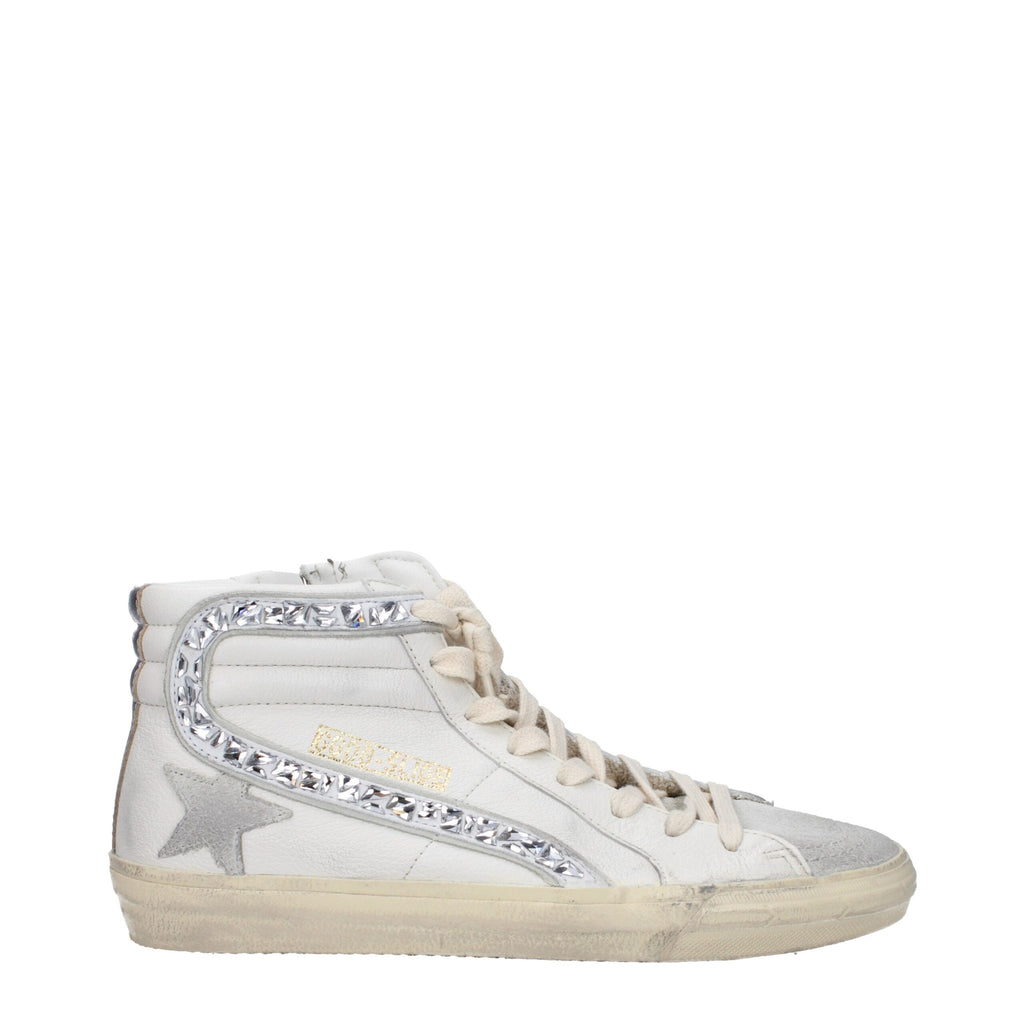 Golden Goose Weiße High-Top Sneakers aus Leder
