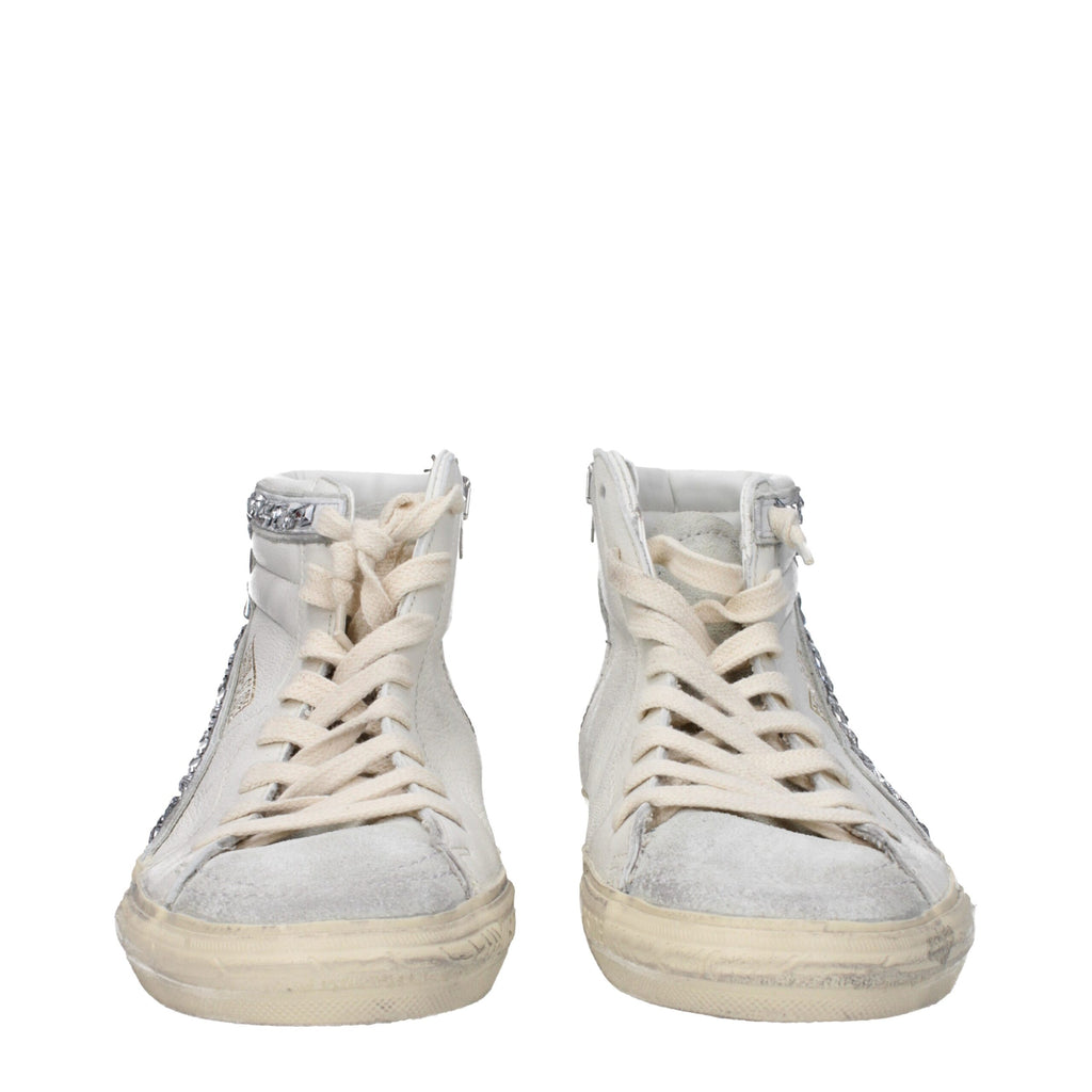 Golden Goose Weiße High-Top Sneakers aus Leder