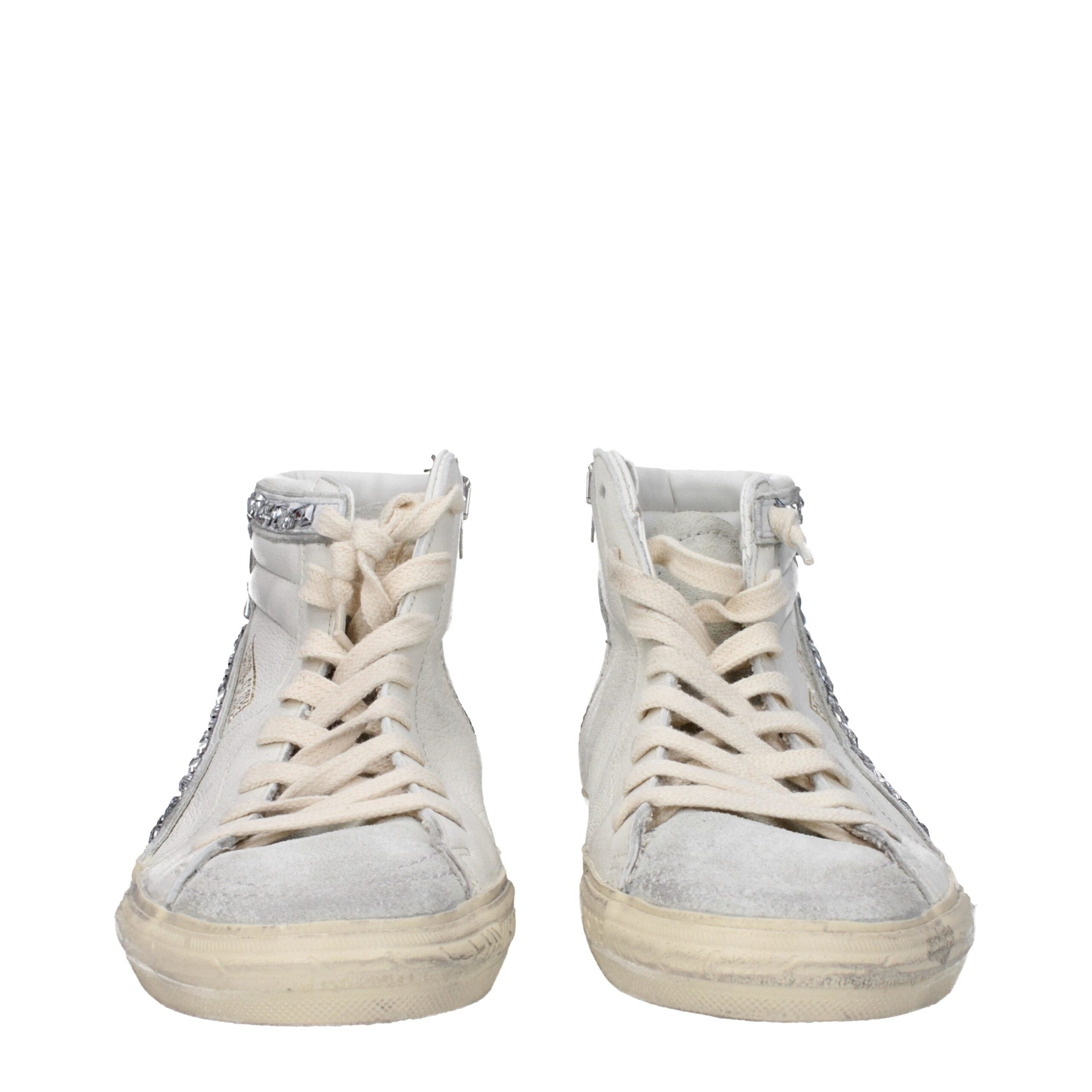 Golden Goose Weiße High-Top Sneakers aus Leder